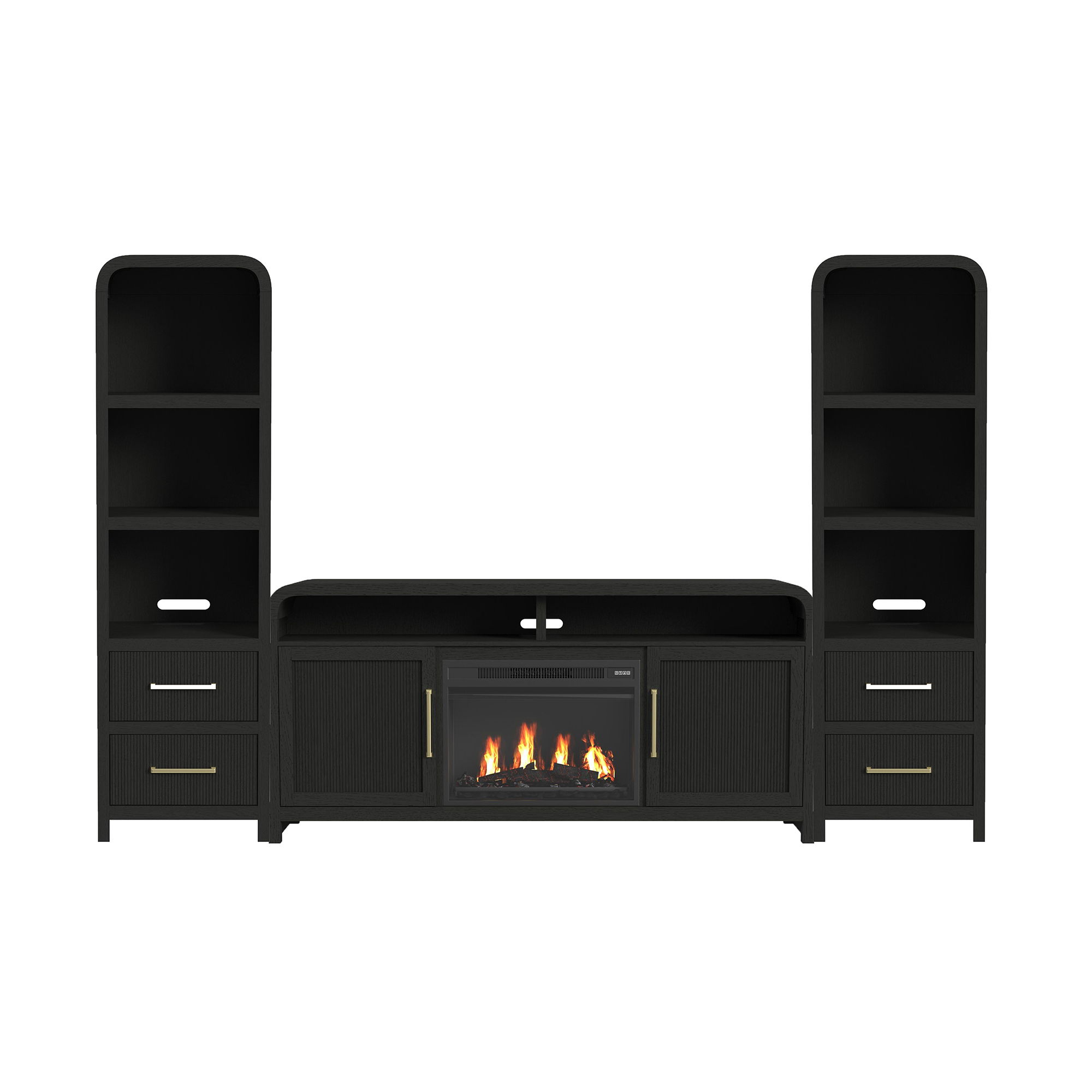 4 Pc · Entertainment Unit With 70" TV Console