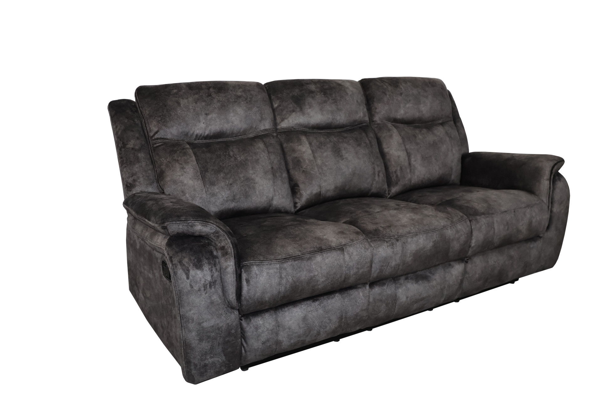 Park City - Sofa With Dual Recliner - Slate