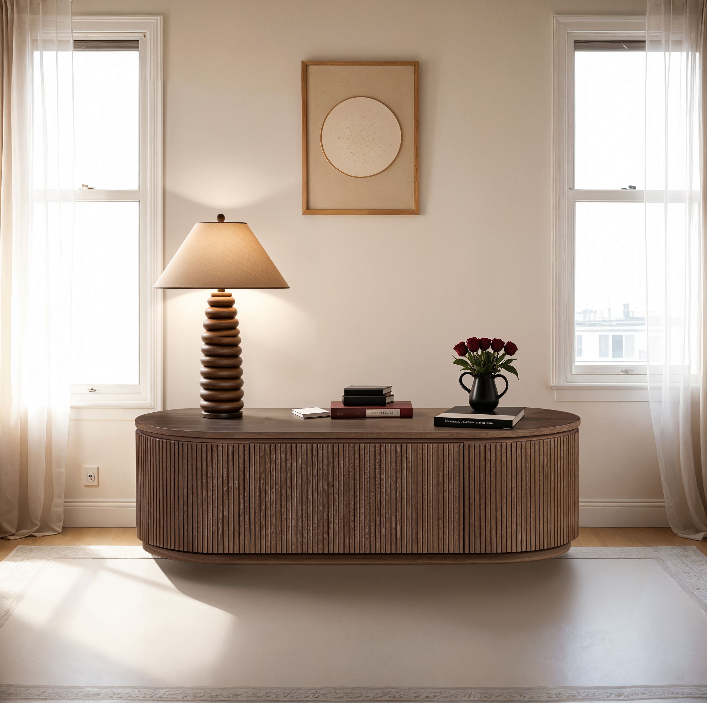 Moana - 52" Rubberwood Coffee Table - Brown