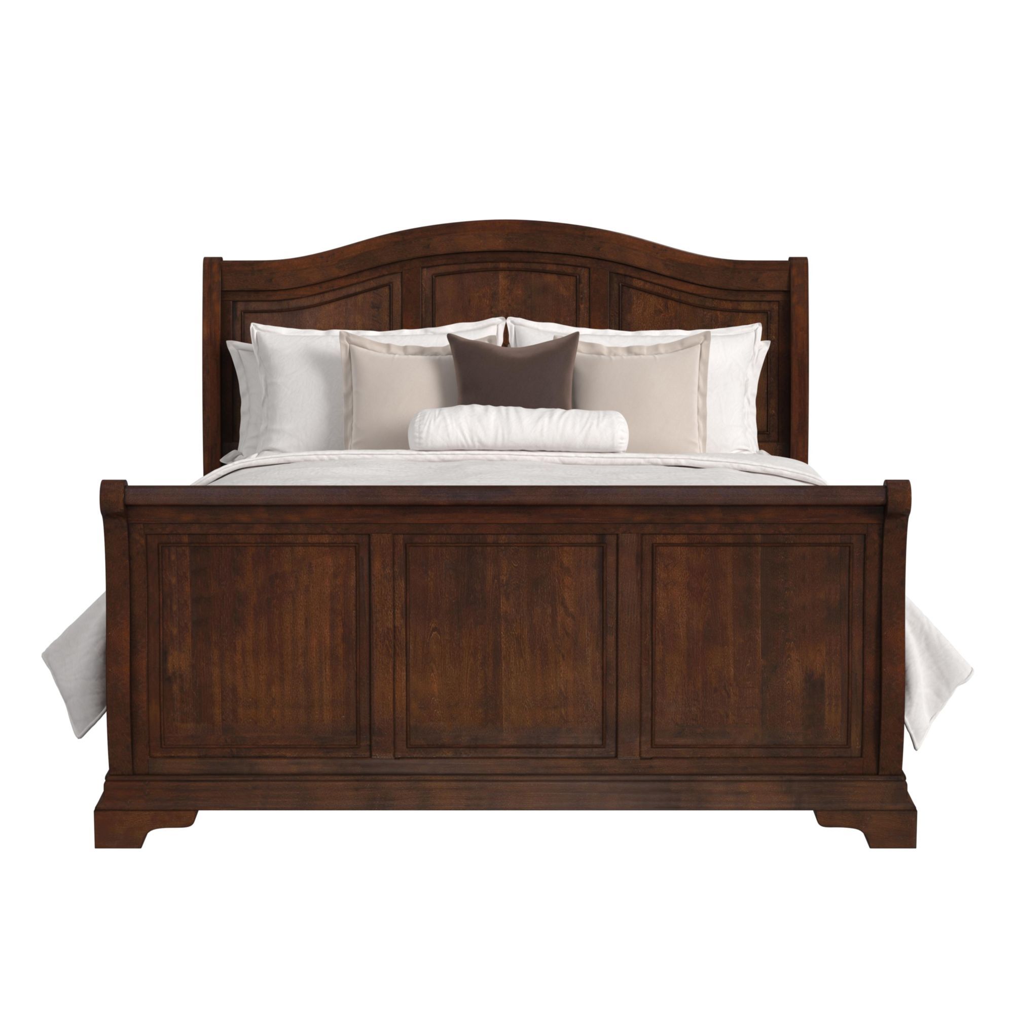 Cameron - King Sleigh Bed - Cherry