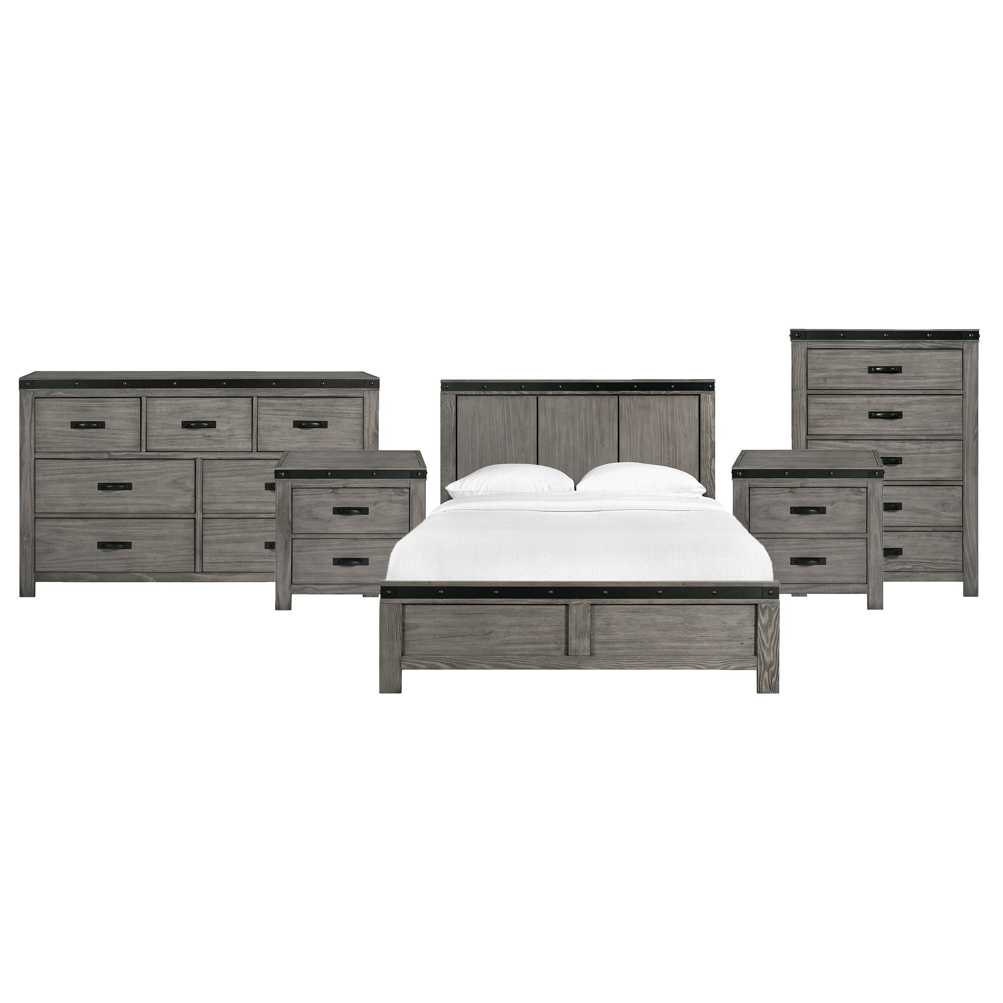 Queen · 5 Pc · Bedroom Set
