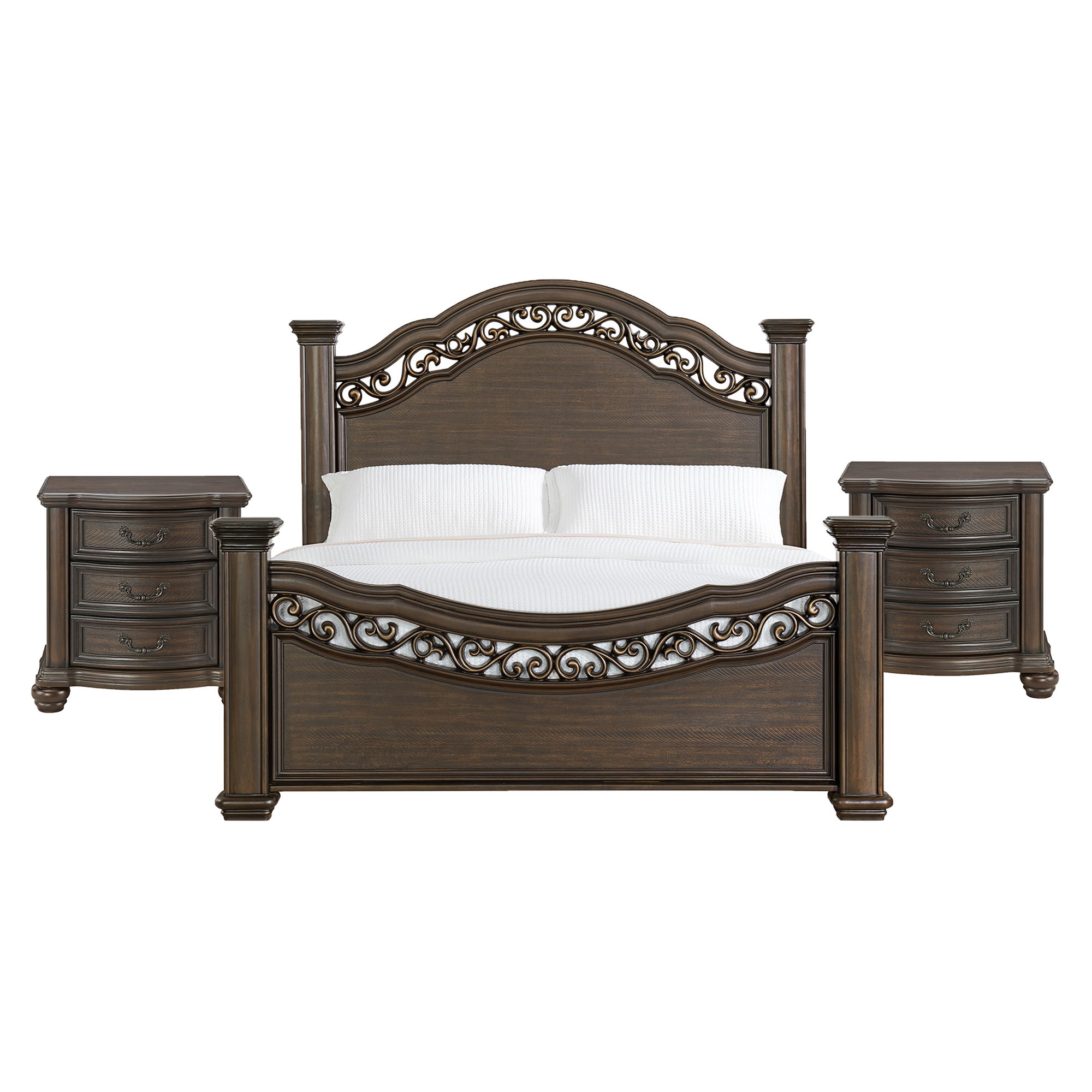 King · 3 Pc · Bedroom Set