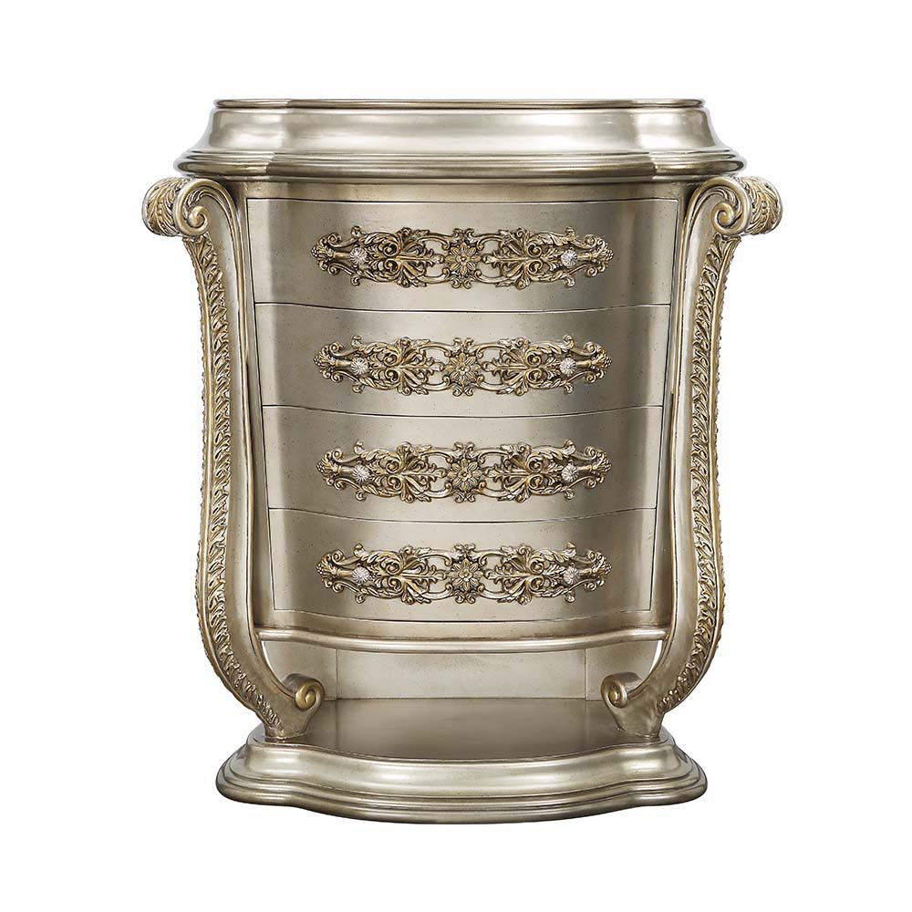 Danae - Chest - Champagne & Gold, beige, view 2