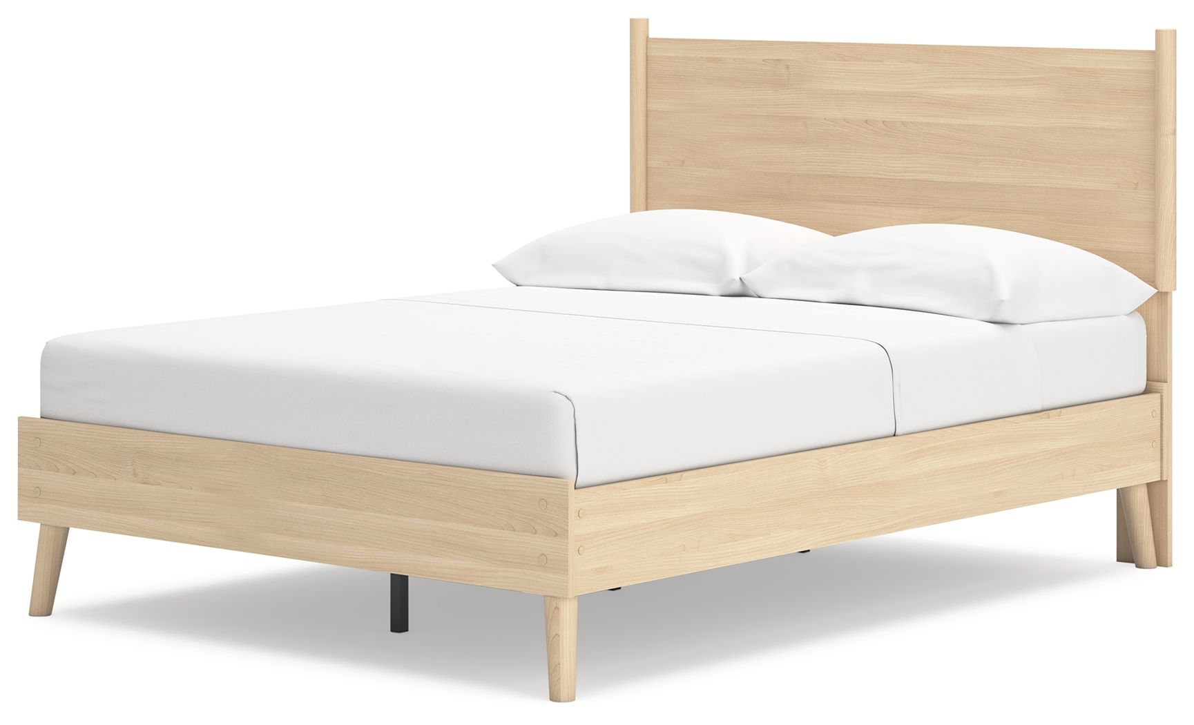 Cabinella - Full Platform Panel Bed - Tan, beige, view 4