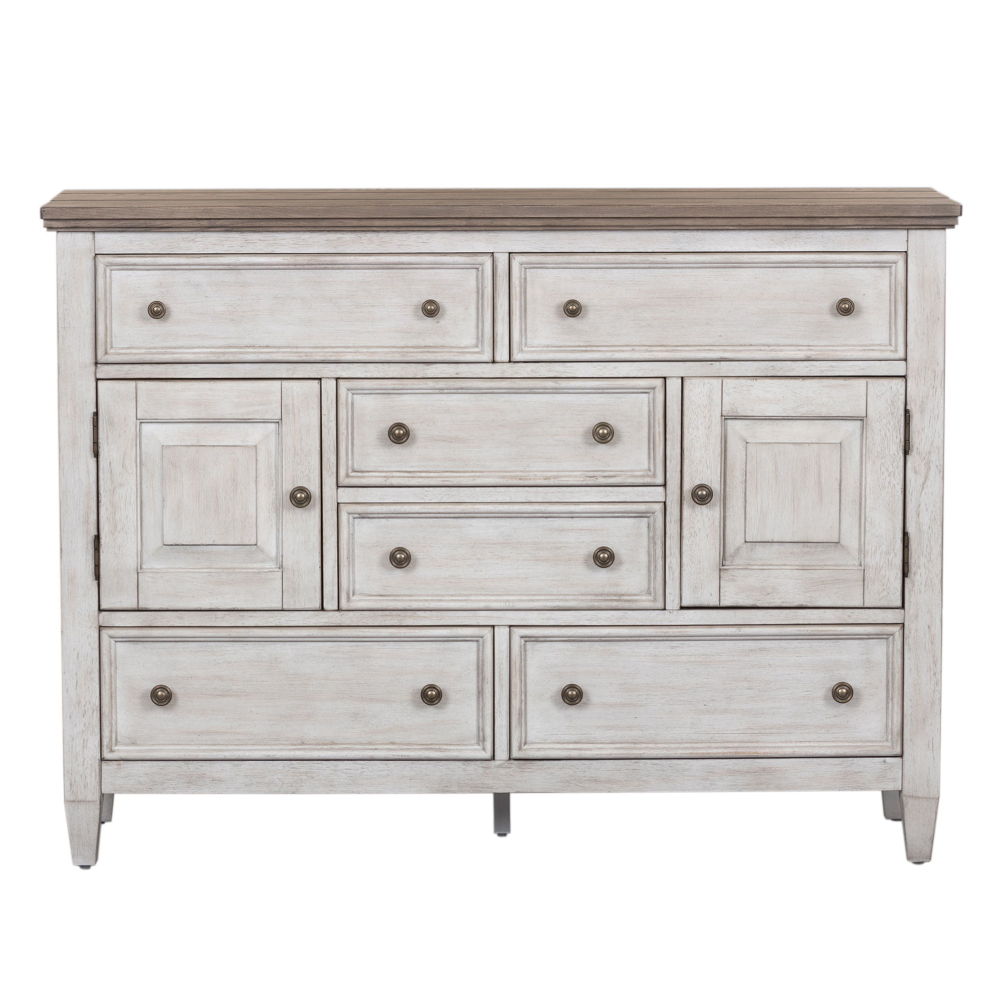 Heartland - 2 Door 6 Drawer Chesser - White Image