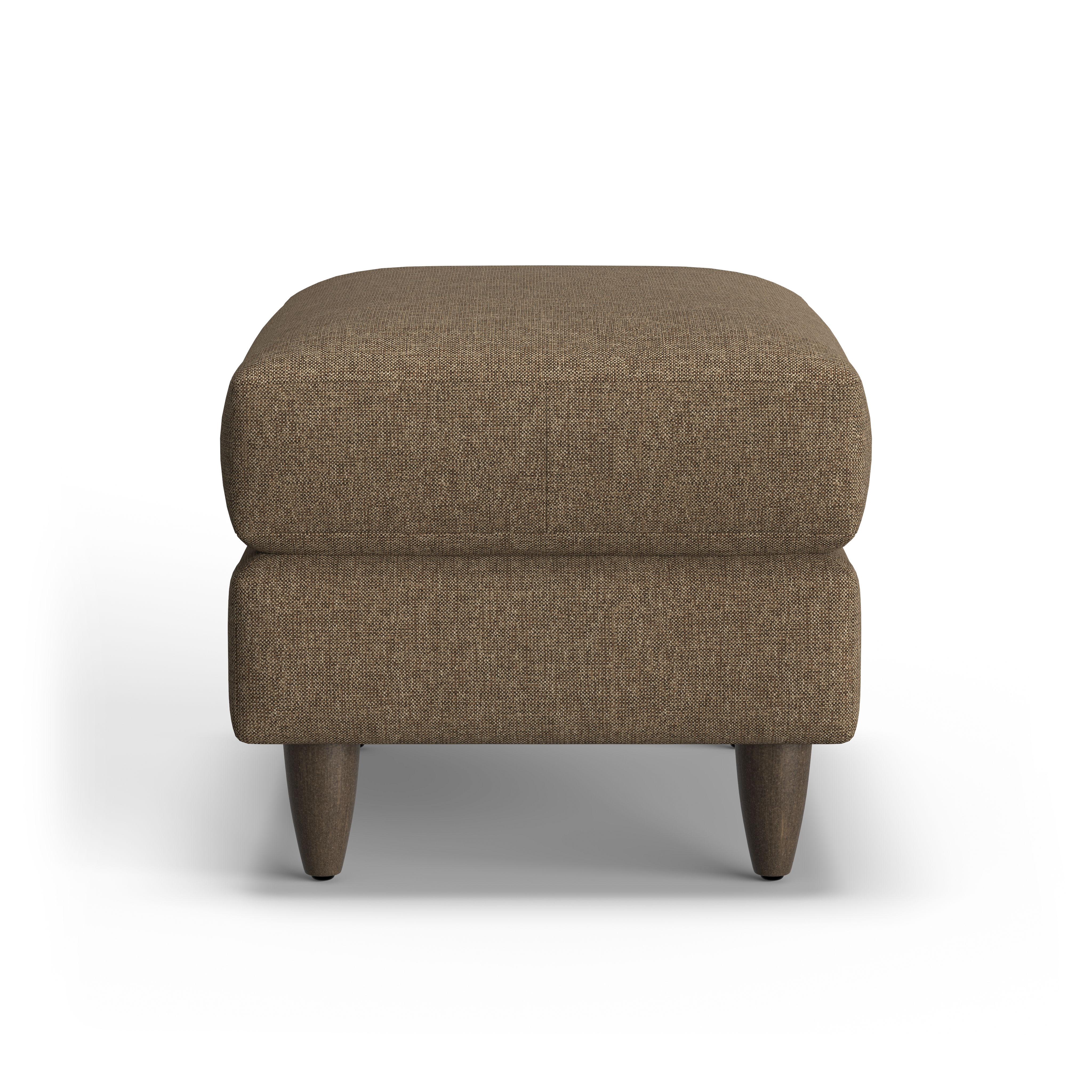 Mia - Fabric Ottoman, beige, view 6