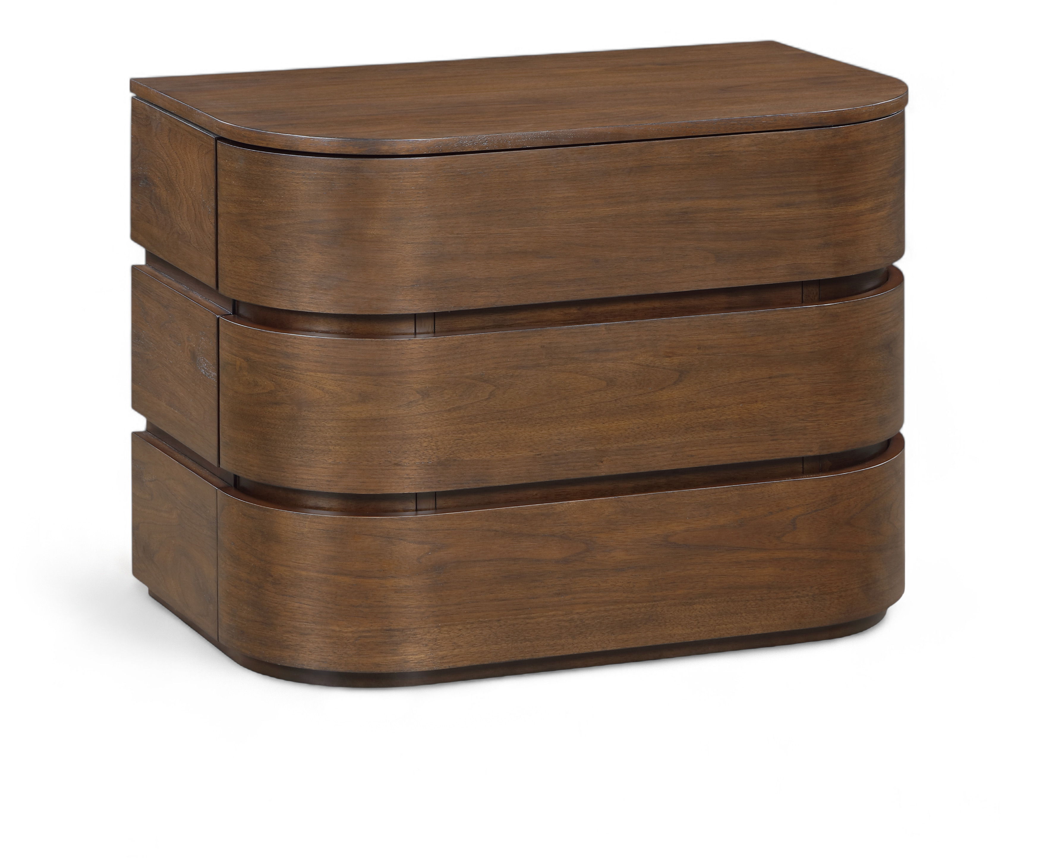 Annalise - Solid Wood Night Stand - Brown