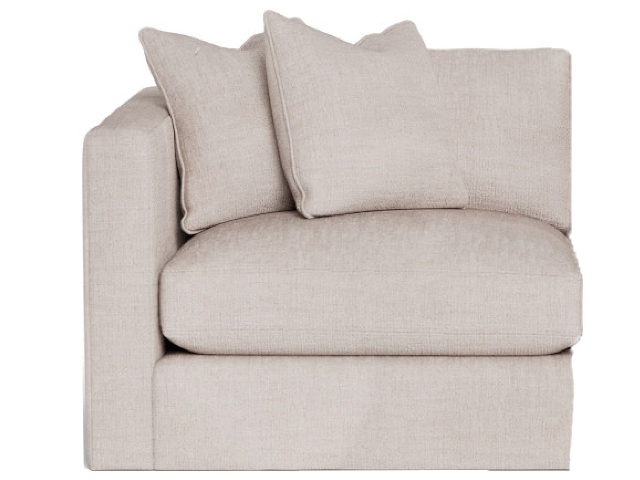 Ally - One Arm Chair LAF, Special Order - White Image