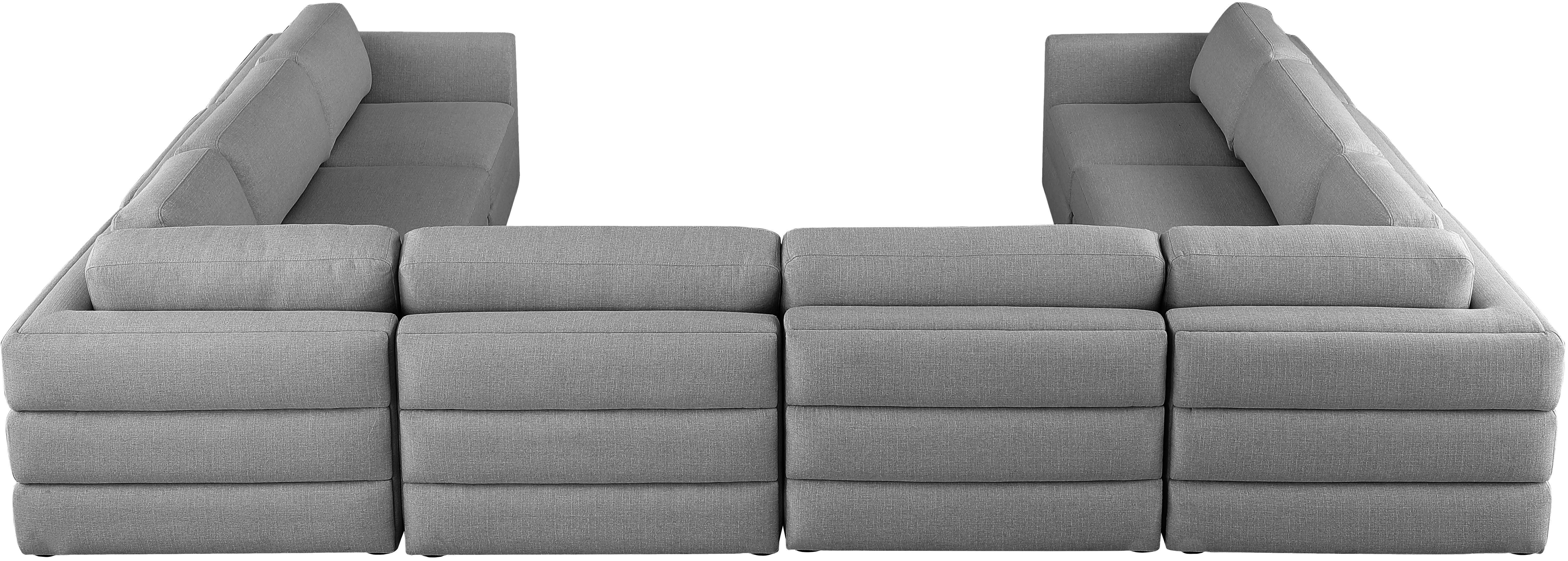 Beckham - 8 Piece Modular Sectional - Gray