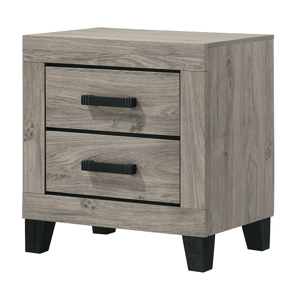 Mari - Nightstand - Light Gray Finish, gray, view 2