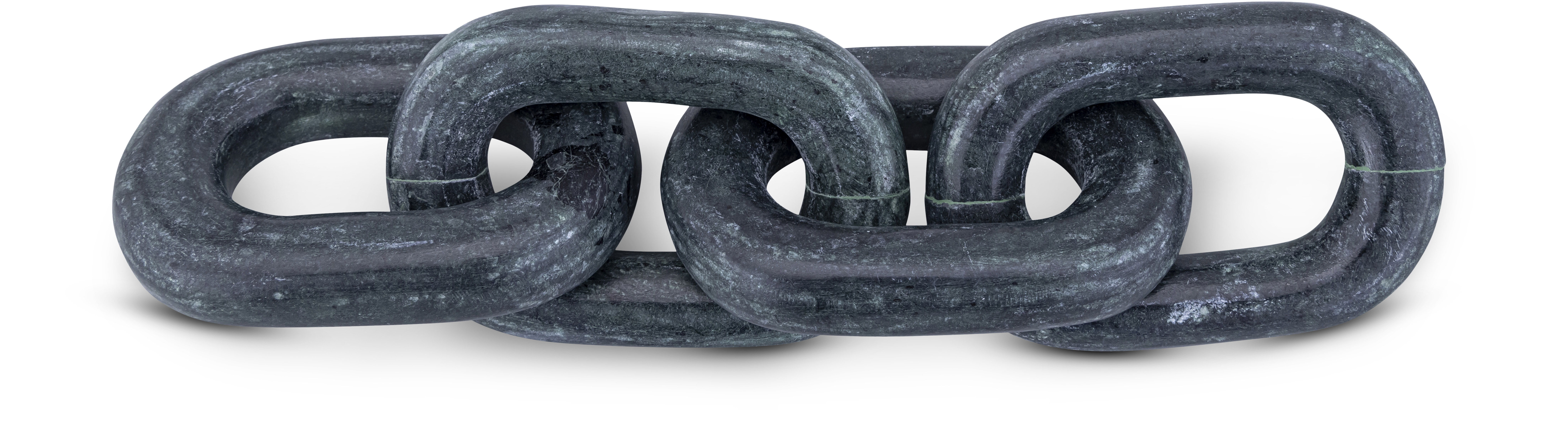 Lynx - Marble Decorative Chain Links - Green