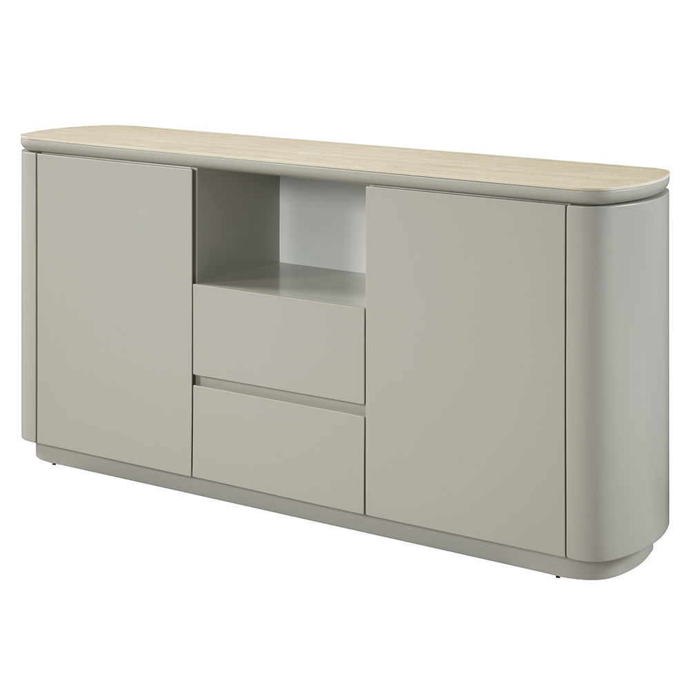 Ingram - Server - Ceramic Top & Light Gray, light gray, view 7