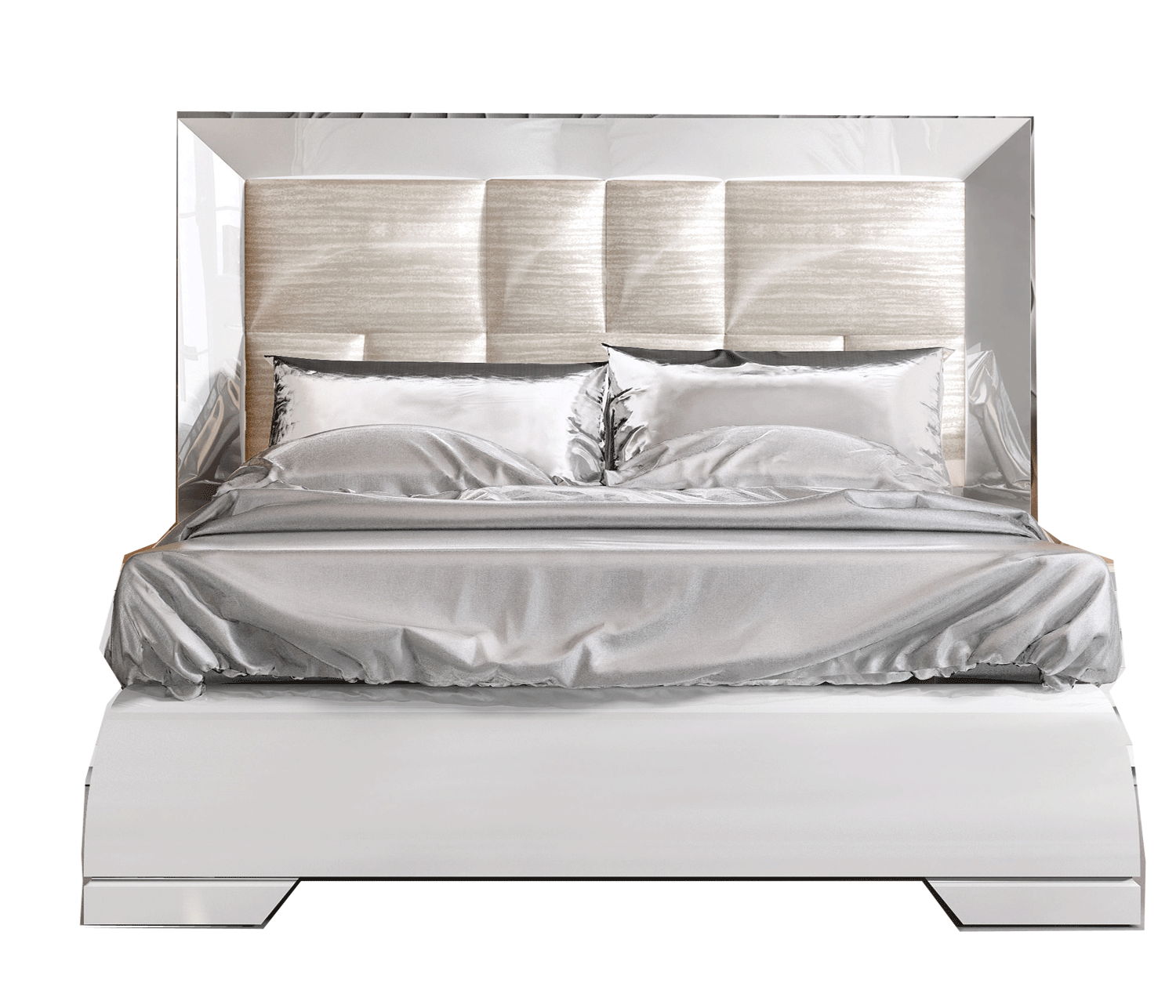 Carmen - King Size Bed - White