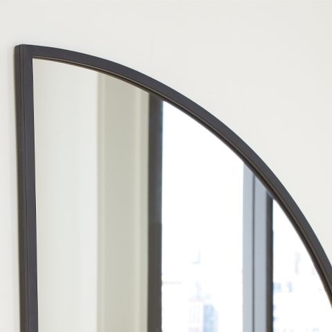 Denlow - Accent Mirror - Black, black, view 8