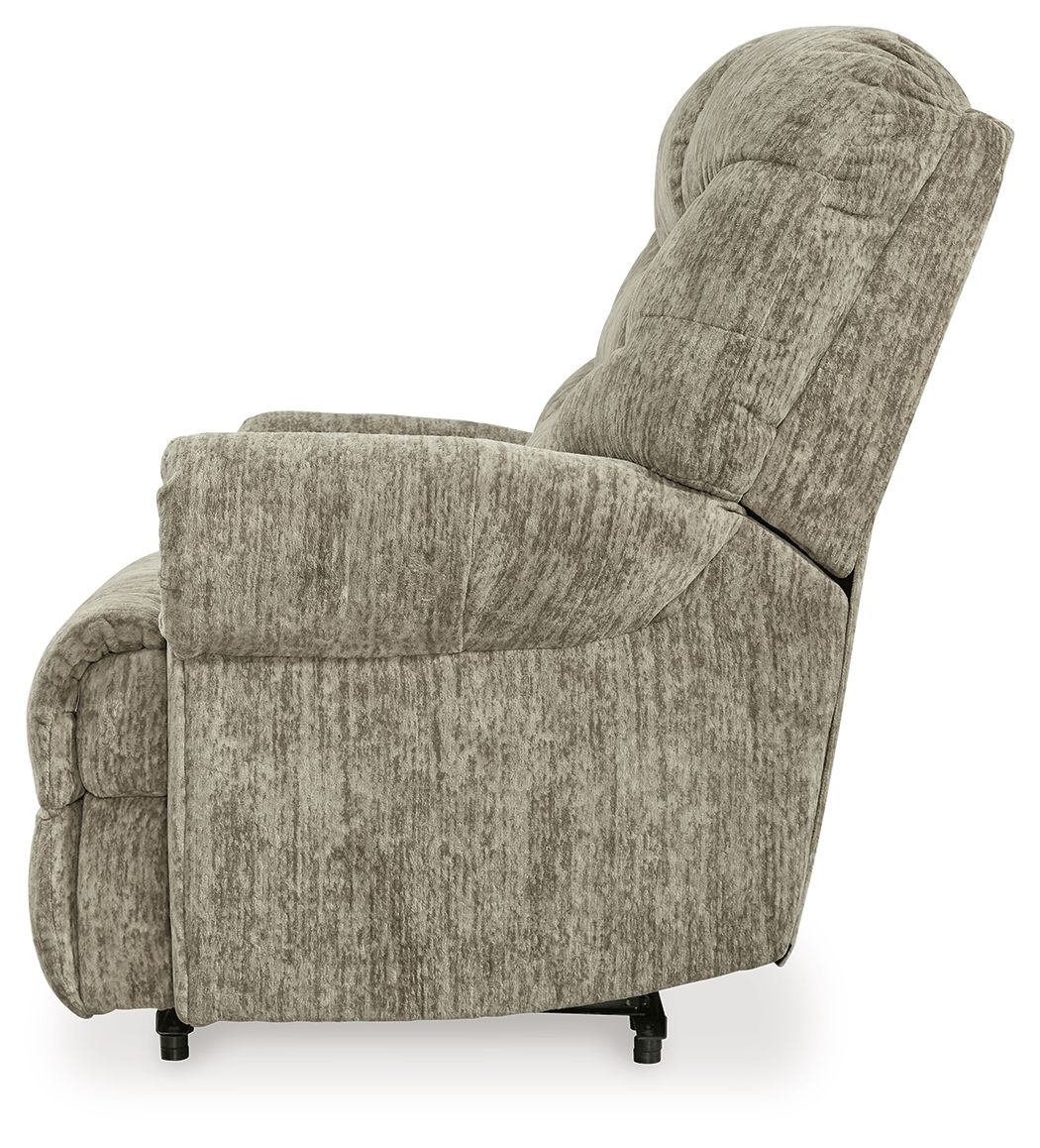 Ashley Furniture Movie Man - Zero Wall Recliner - Taupe - Image 7