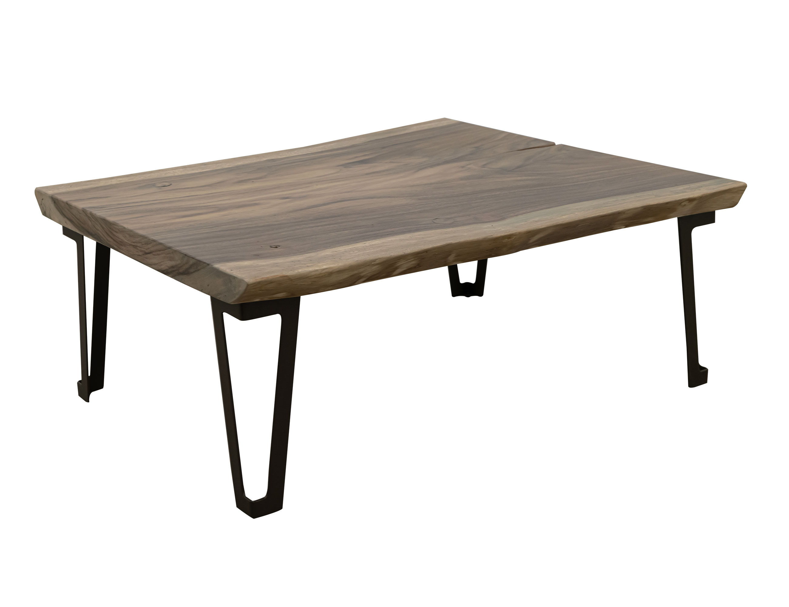 International Furniture Direct Natural Parota - Cocktail Table - Cappuccino Brown