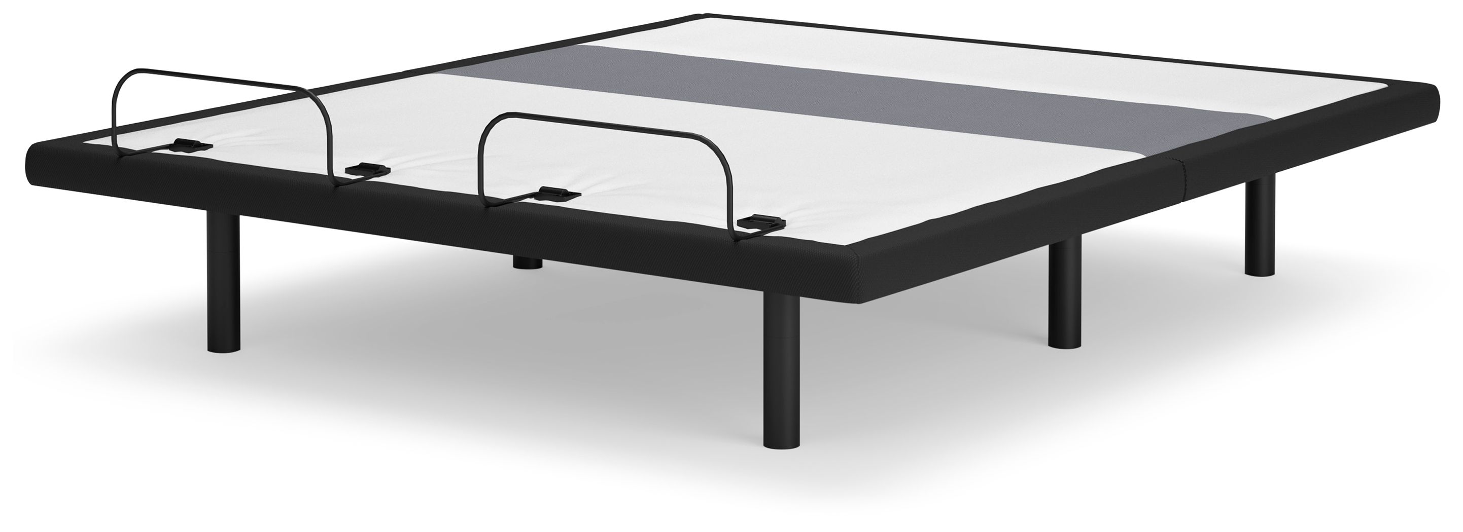 Best Base With Lumbar And Audio - California King Adjustable Base - Charcoal Gray