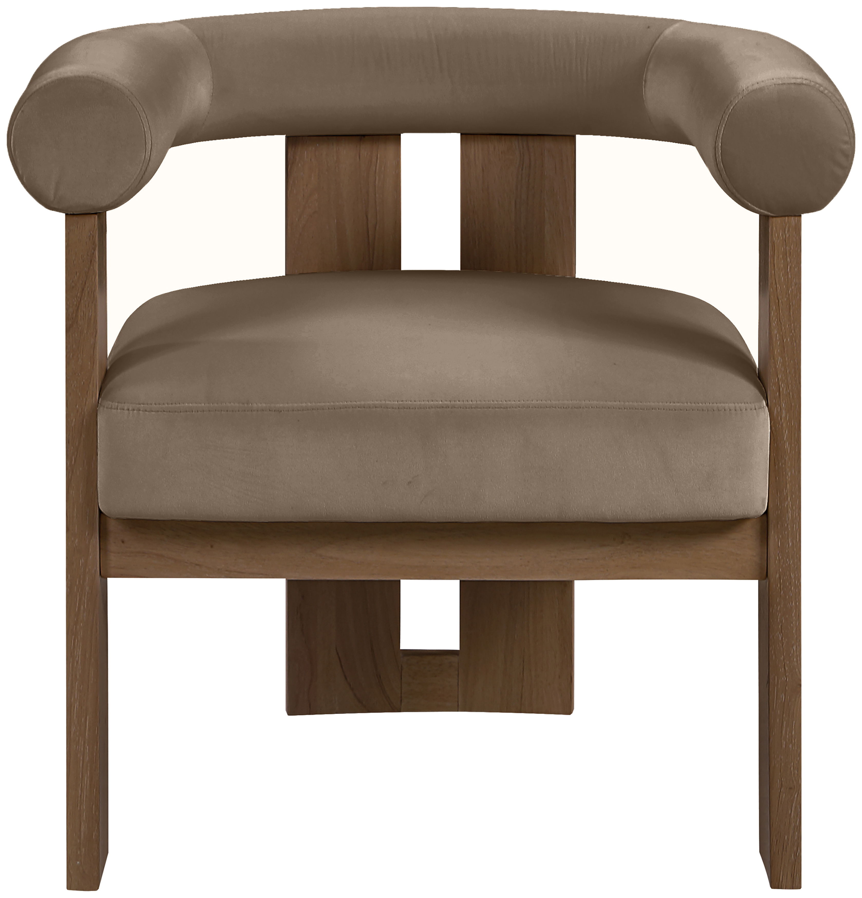 Arienzo - Performance Fabric Upholstered Accent Chair - Taupe