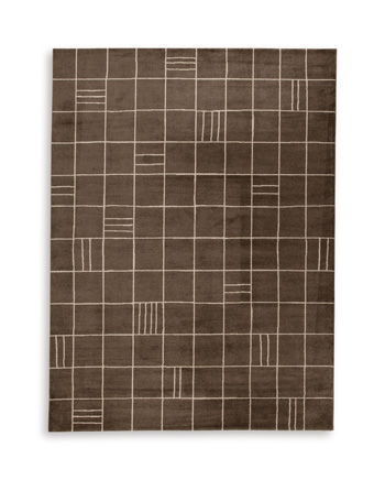 Rowbrook – 9′ x 13′ Rug – Brown / Tan