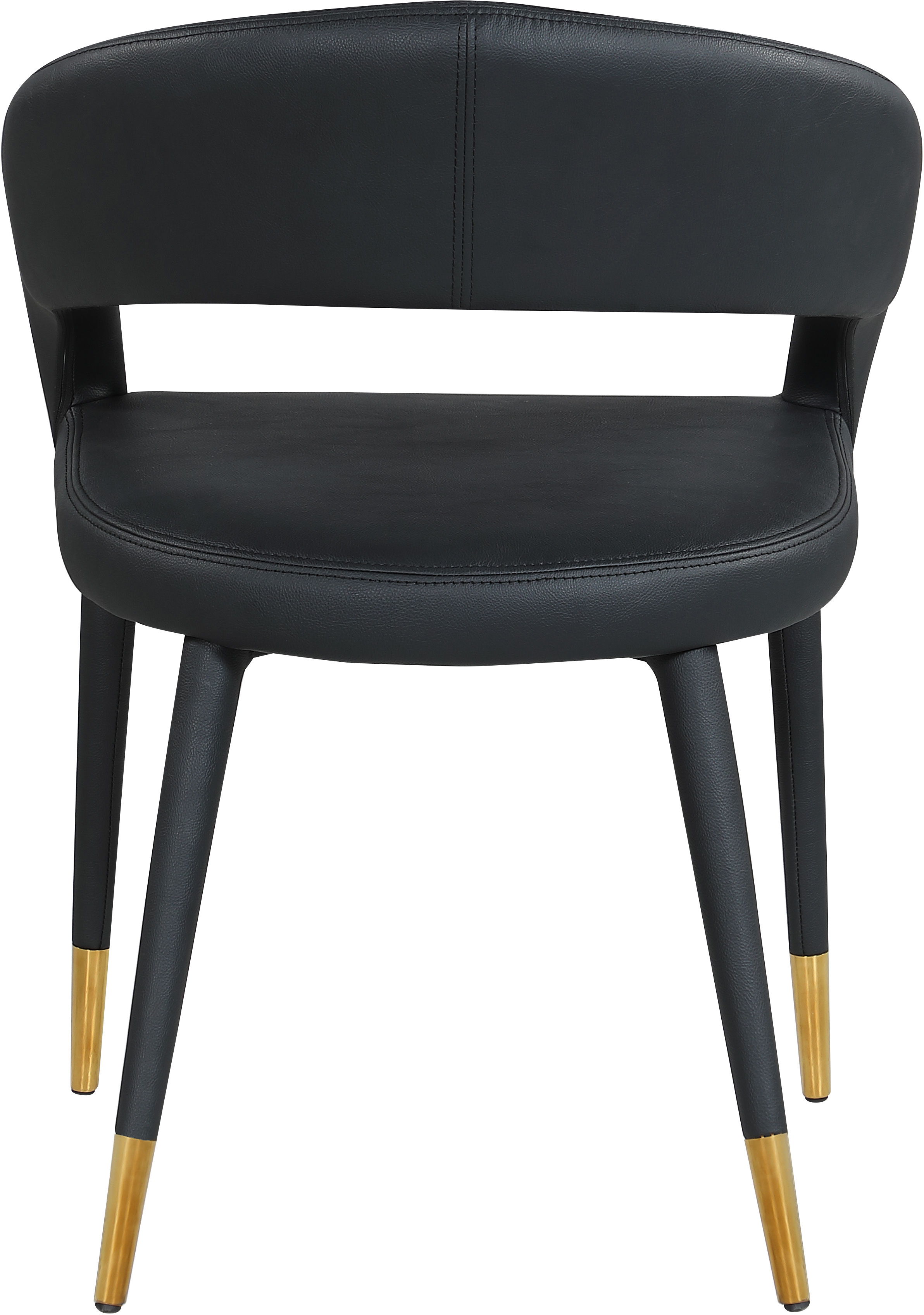 Destiny - Faux Leather Dining Chair - Black