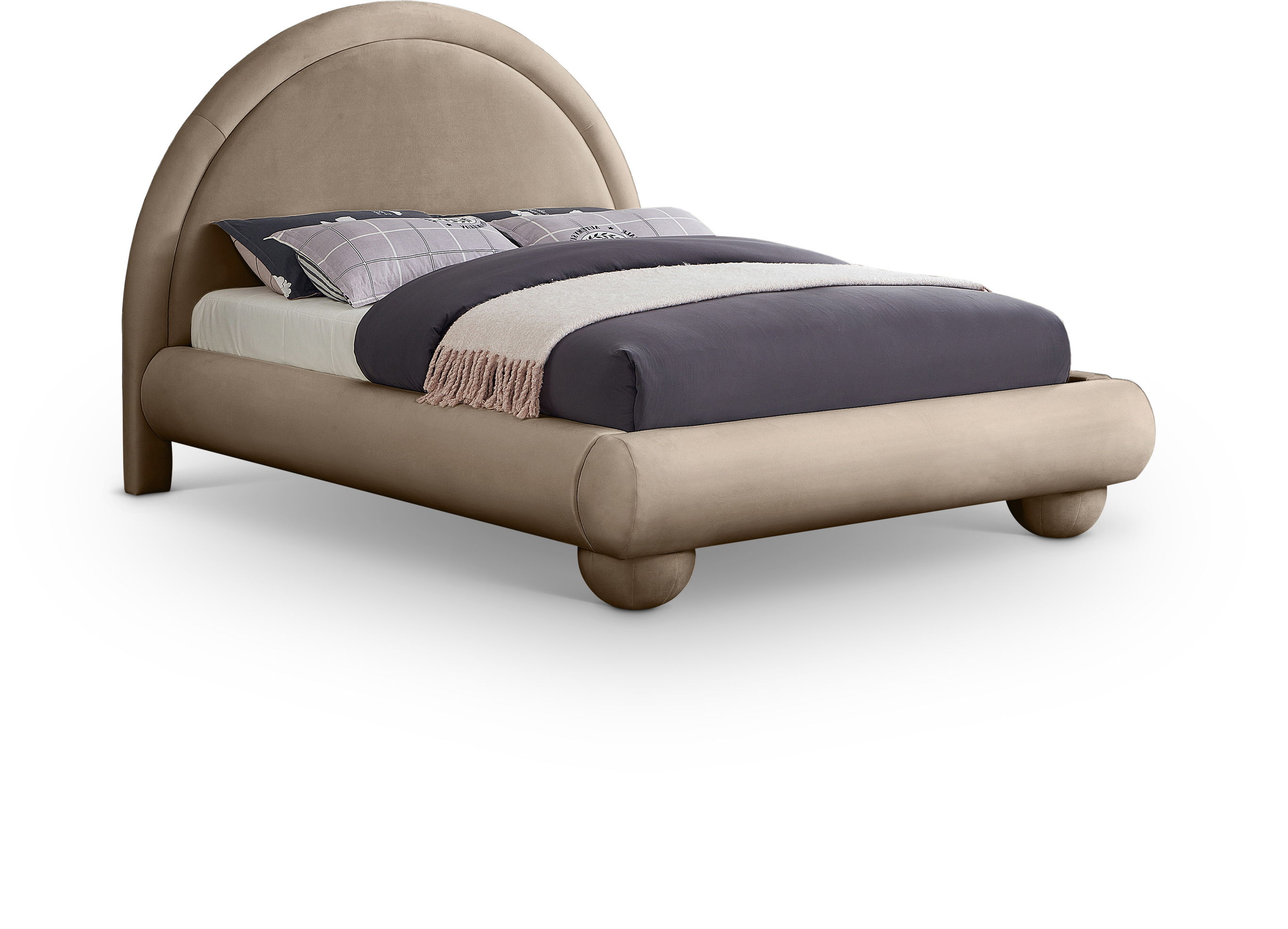 Madrid - Queen Bed - Taupe