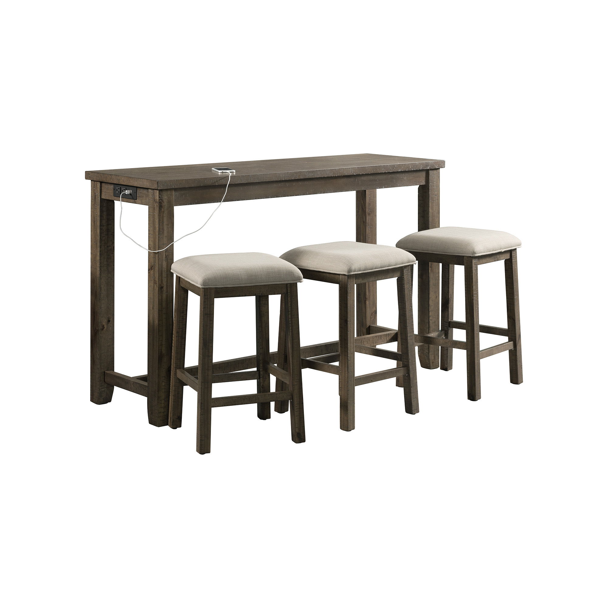 Occasional Bar Table Single Pack (Table And Three Stools)