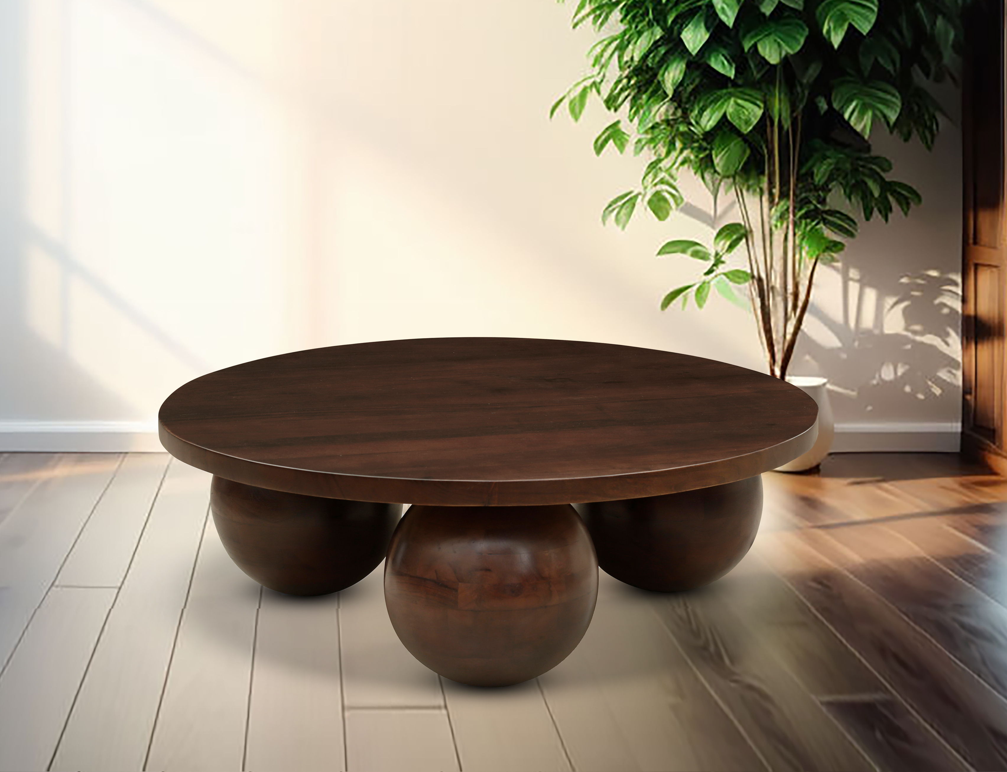 Spherical - Coffee Table - Brown