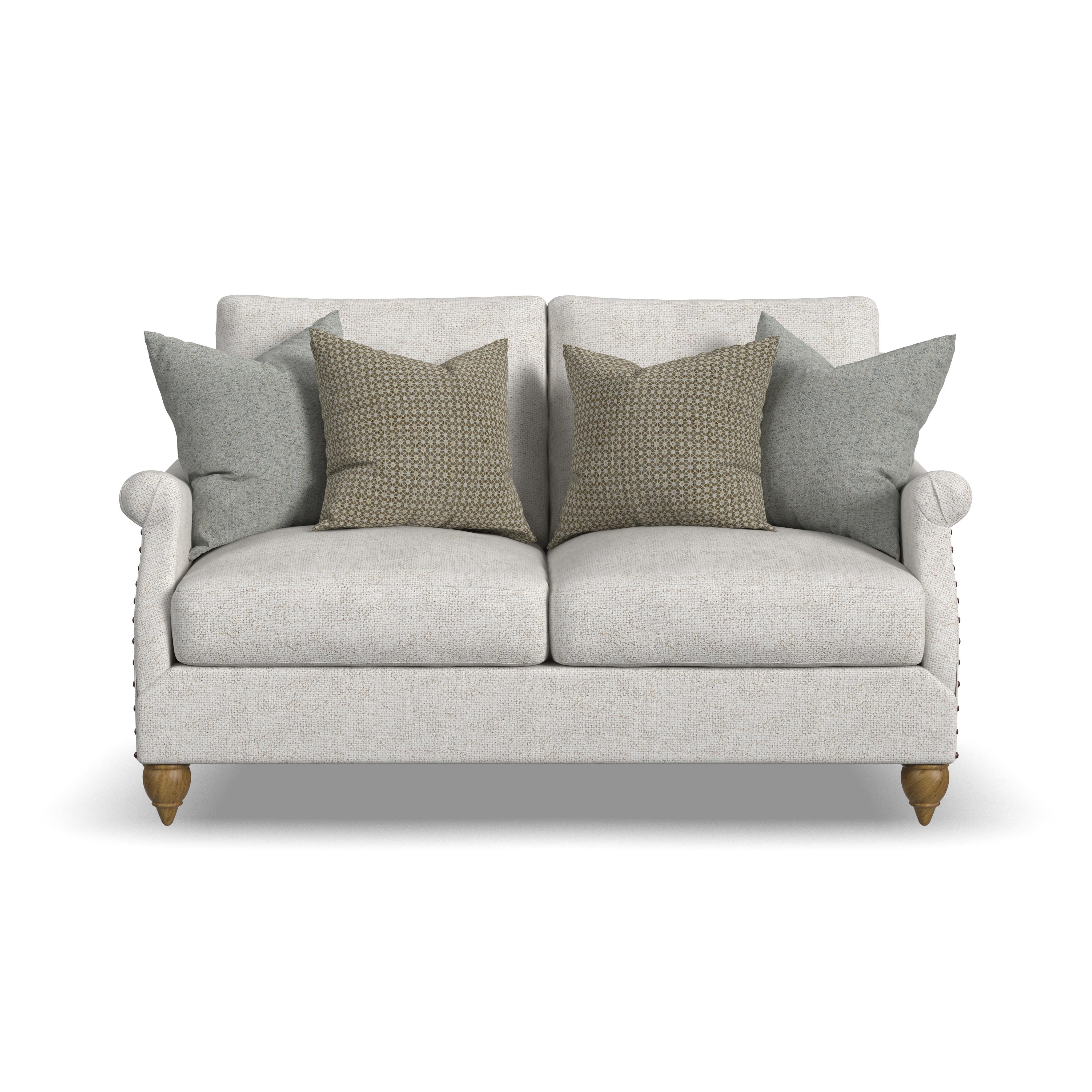 Veda - 60" Loveseat, gray, view 5