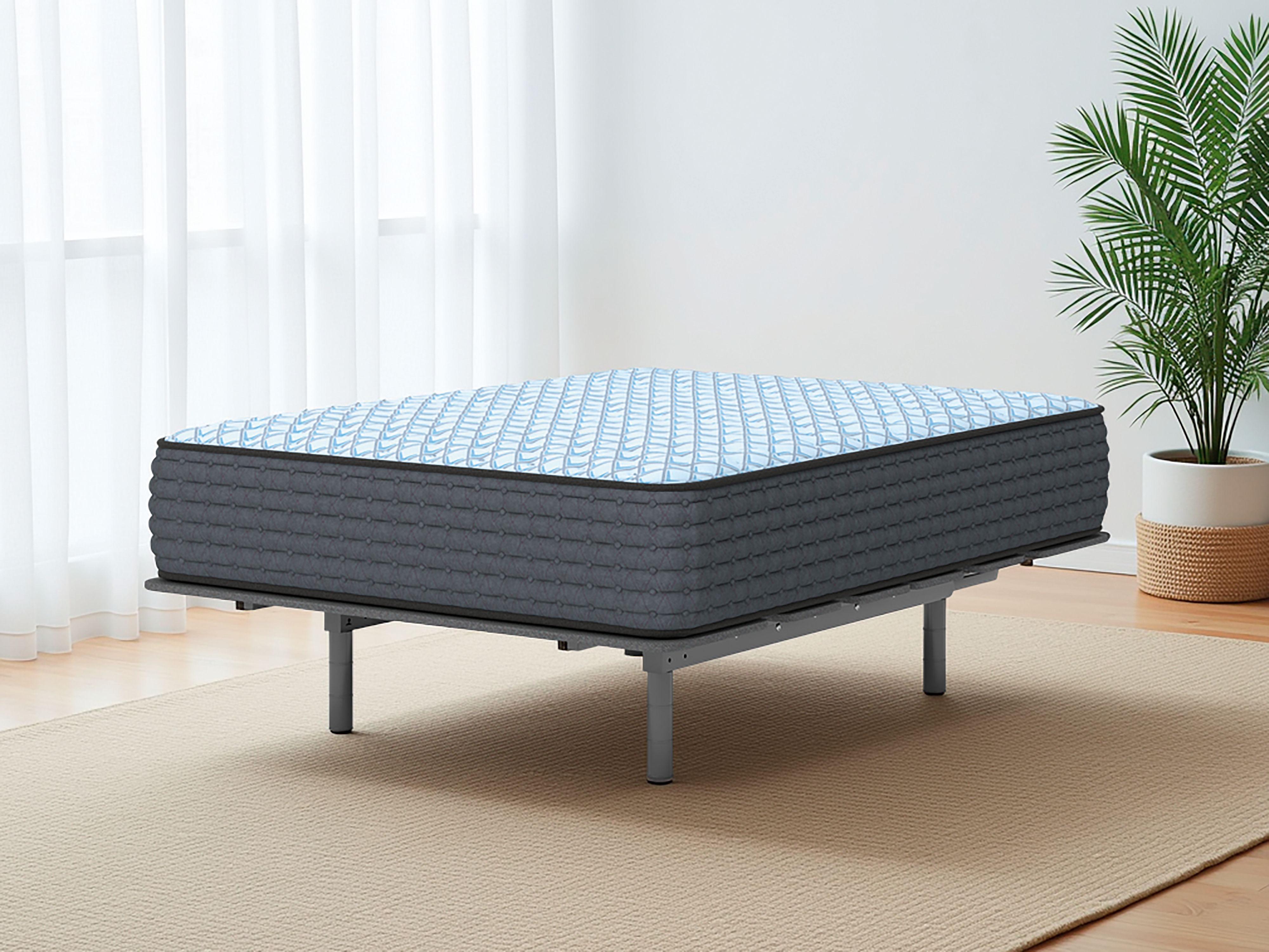 Destin Cove Firm - Twin XL Mattress - Blue