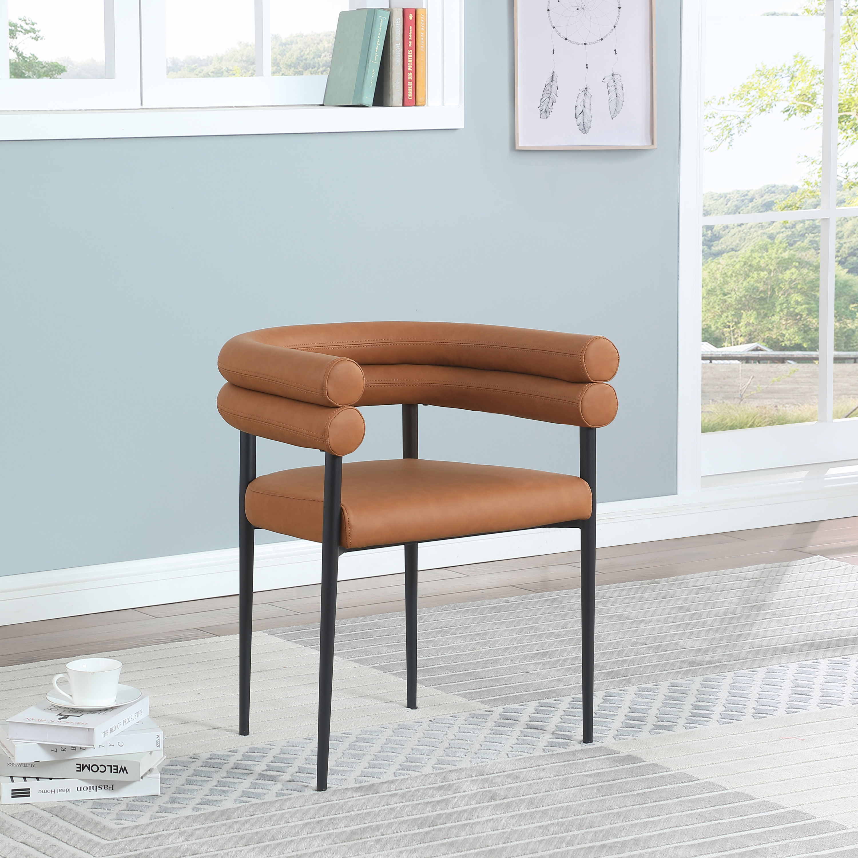 Lavina - Dining Chair (Set of 2) - Cognac