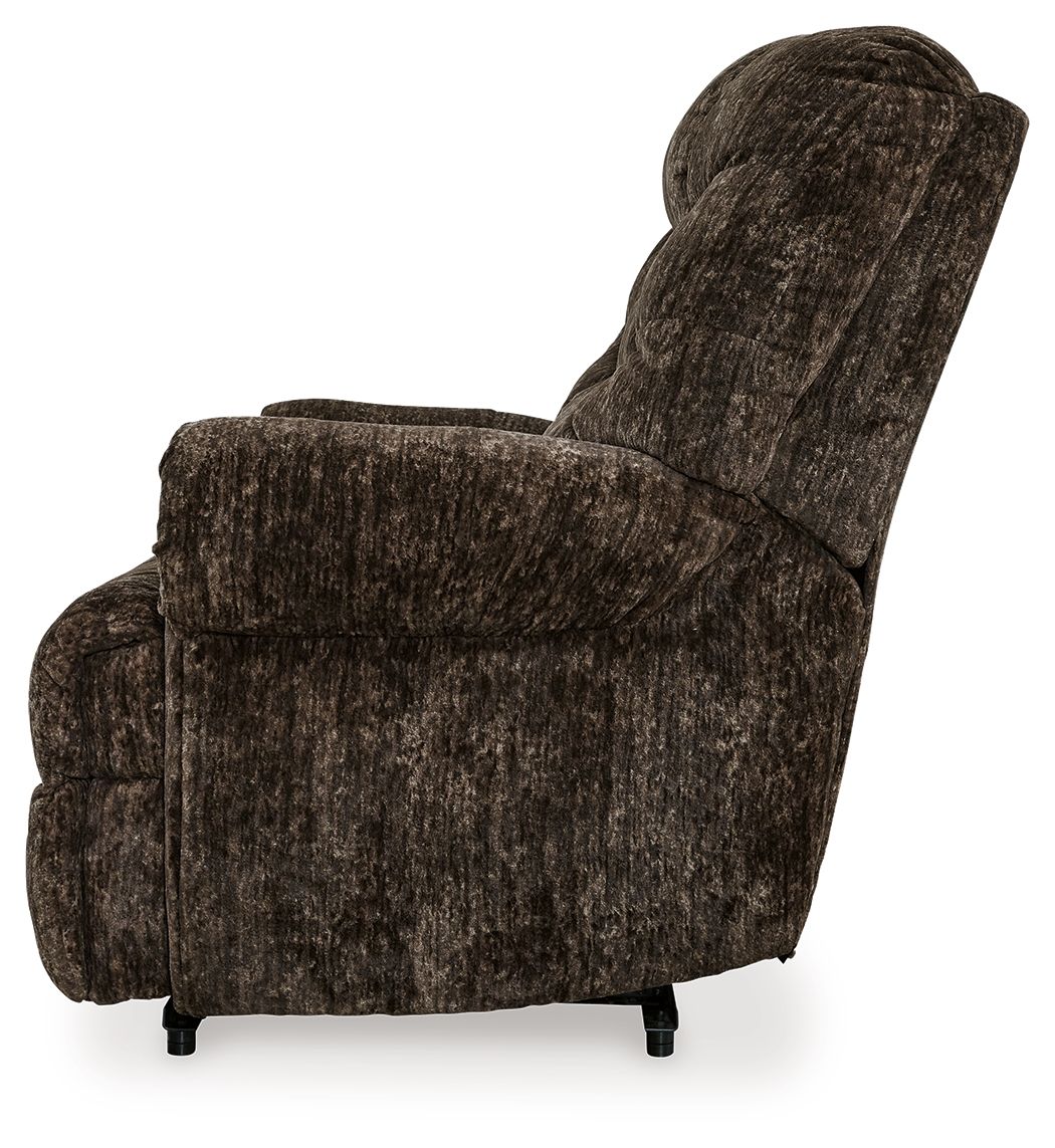 Ashley Furniture Movie Man - Zero Wall Recliner - Chocolate - Image 7