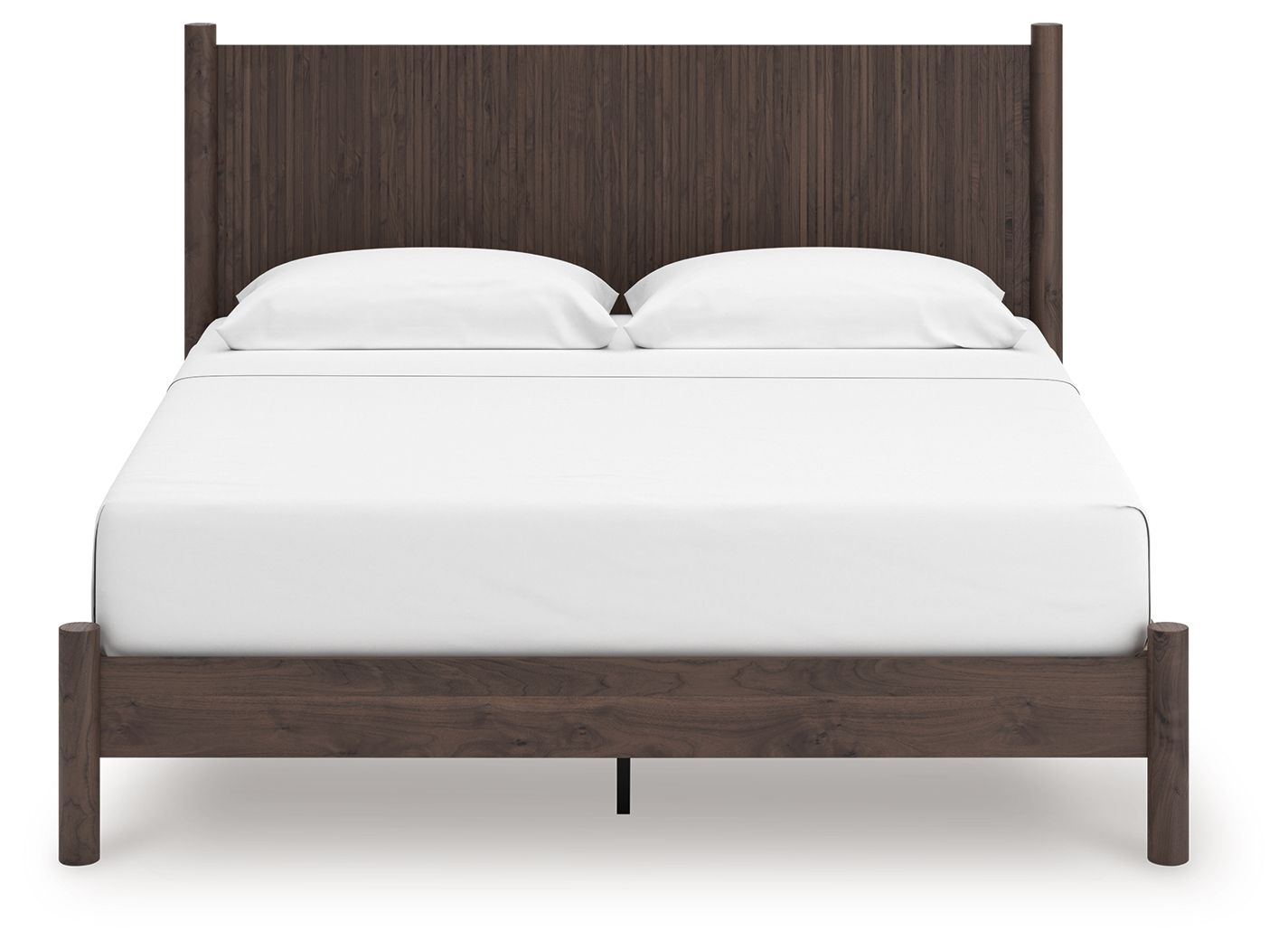 Pamytta - King Panel Platform Bed - Brown