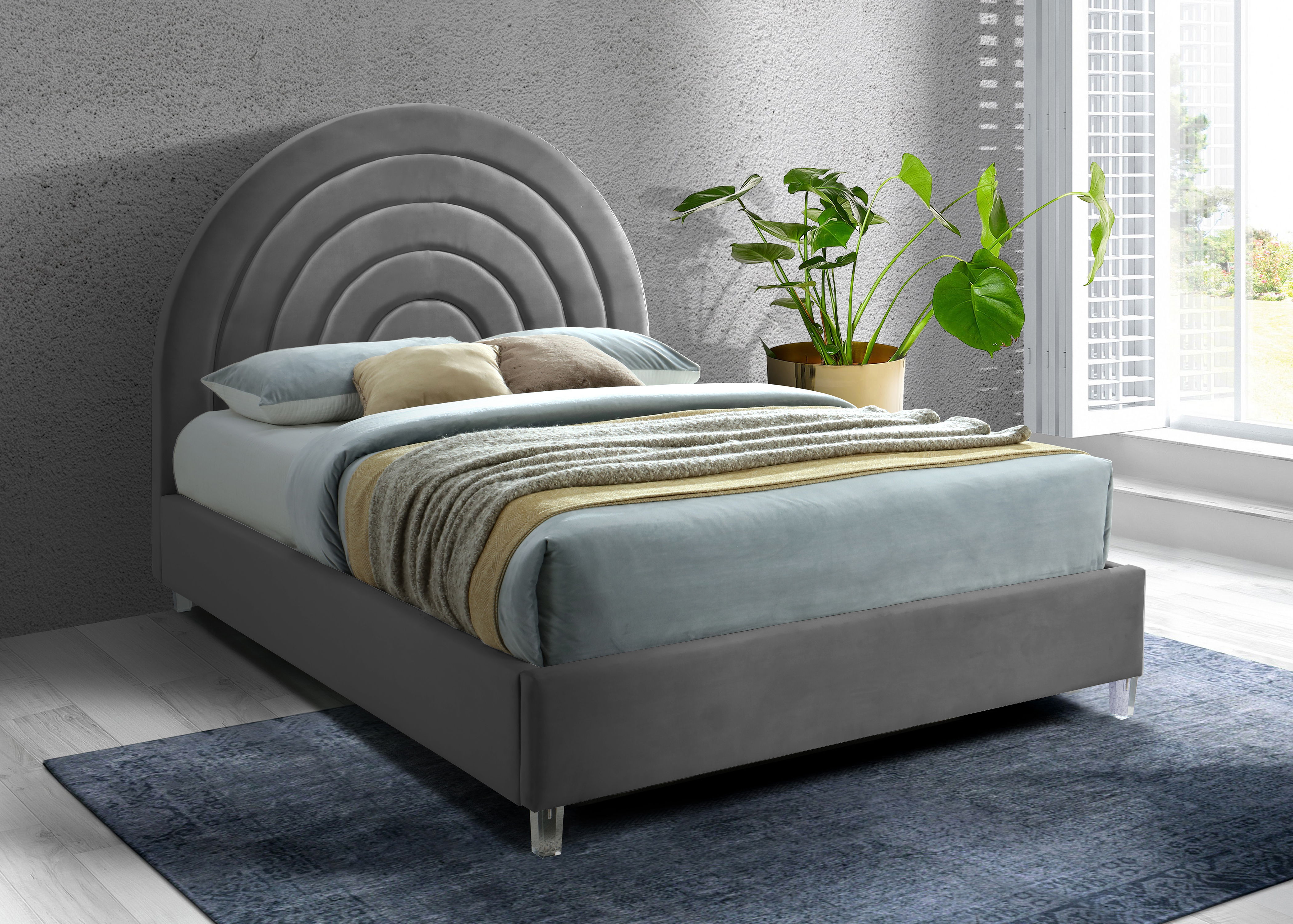 Rainbow - Full Bed - Gray