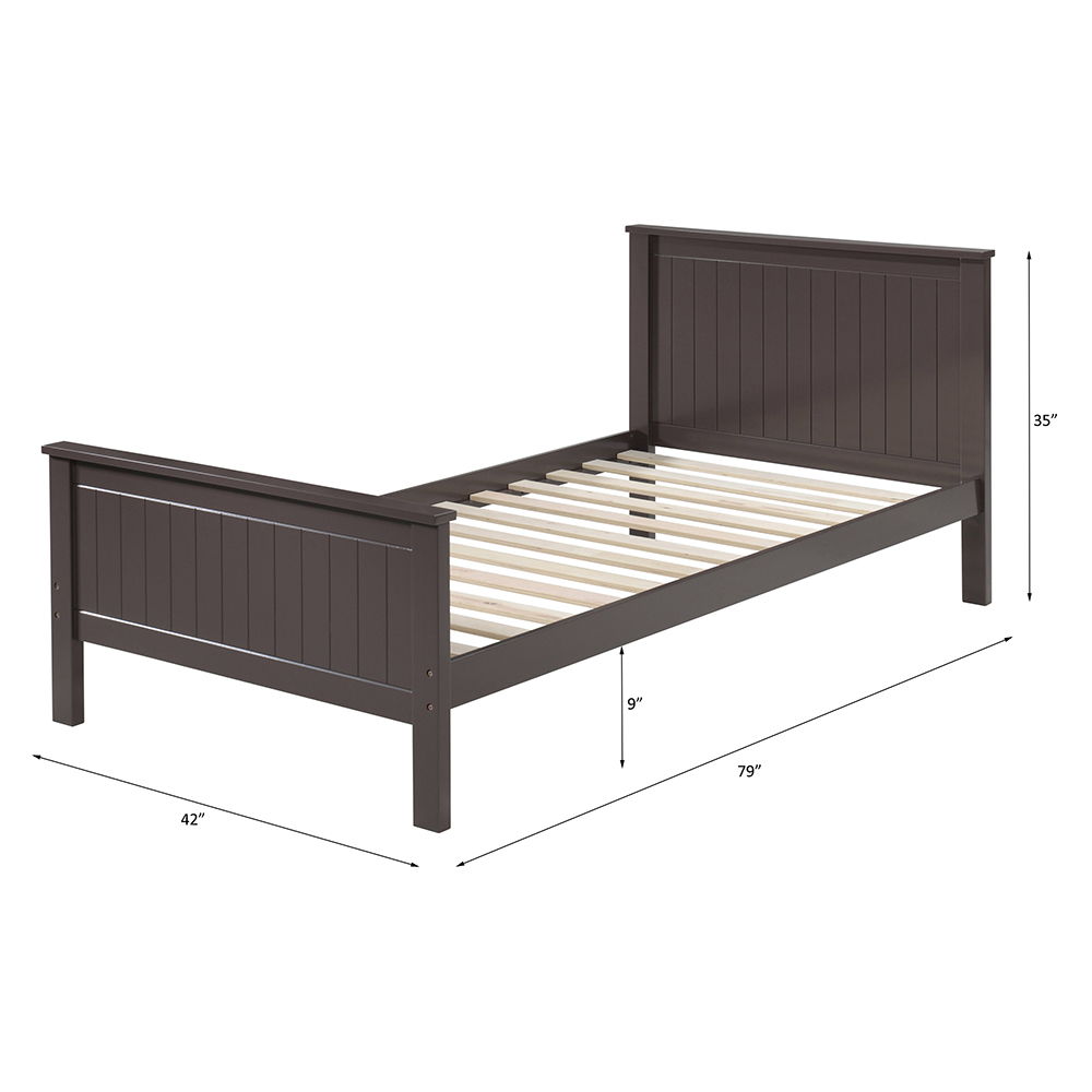Bungalow - Twin Bed - Chocolate, dark brown, view 5