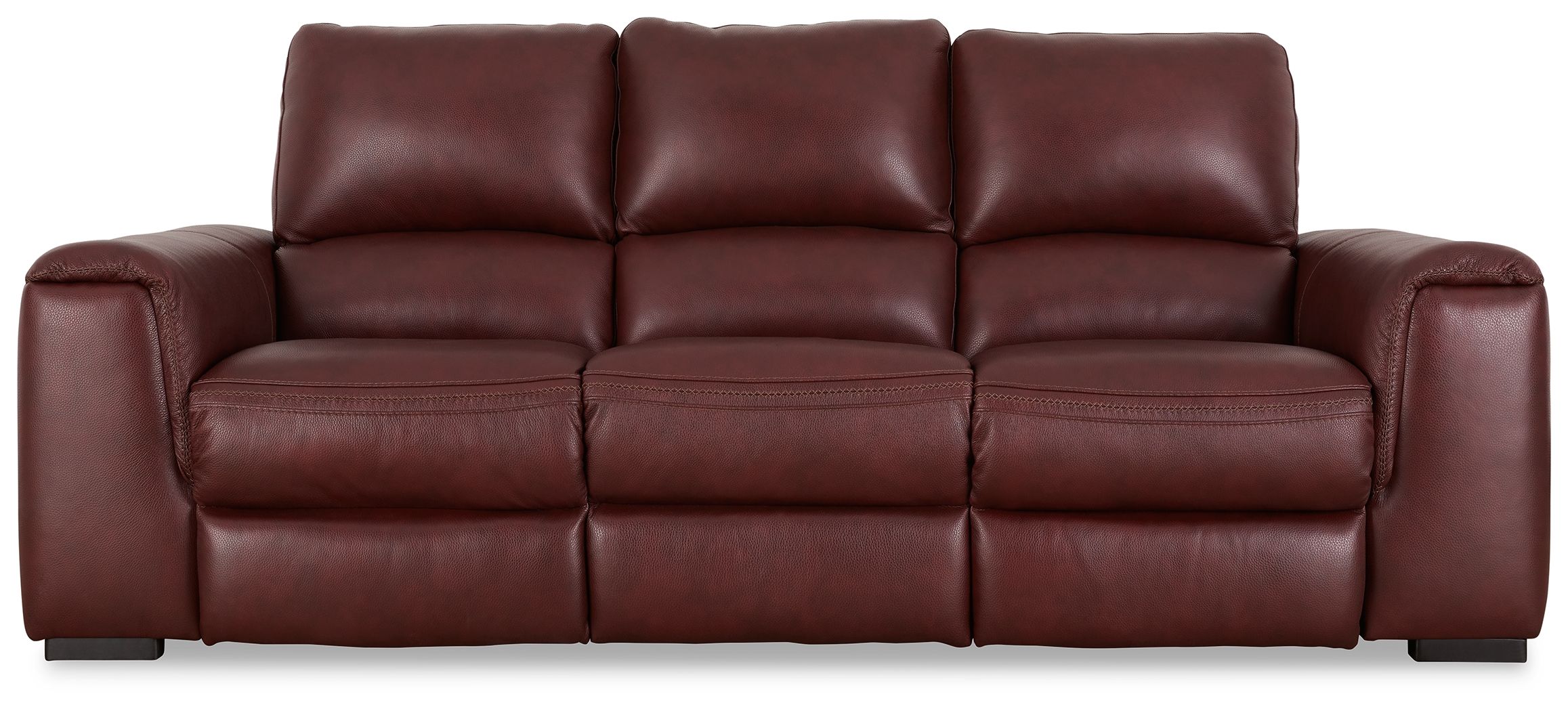 Ashley Alessandro PWR REC Sofa with ADJ Headrest - Garnet