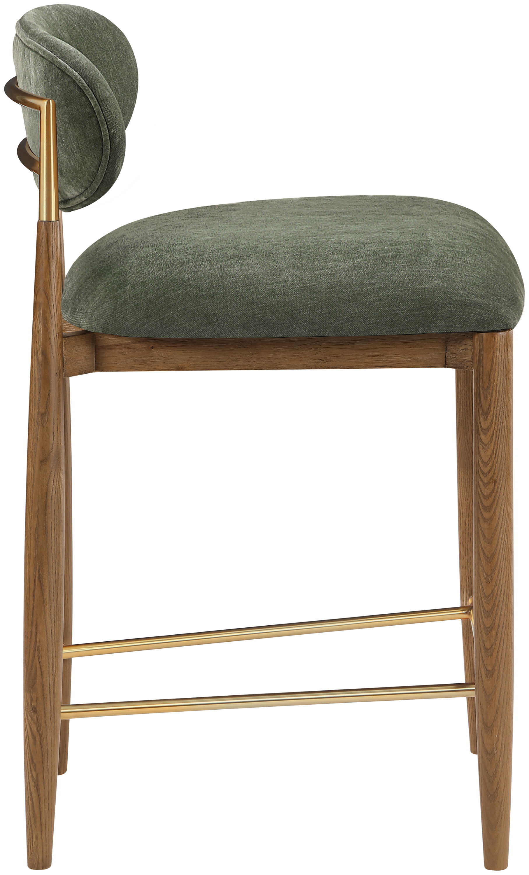 Riccio - Performance Fabric Stool - Olive