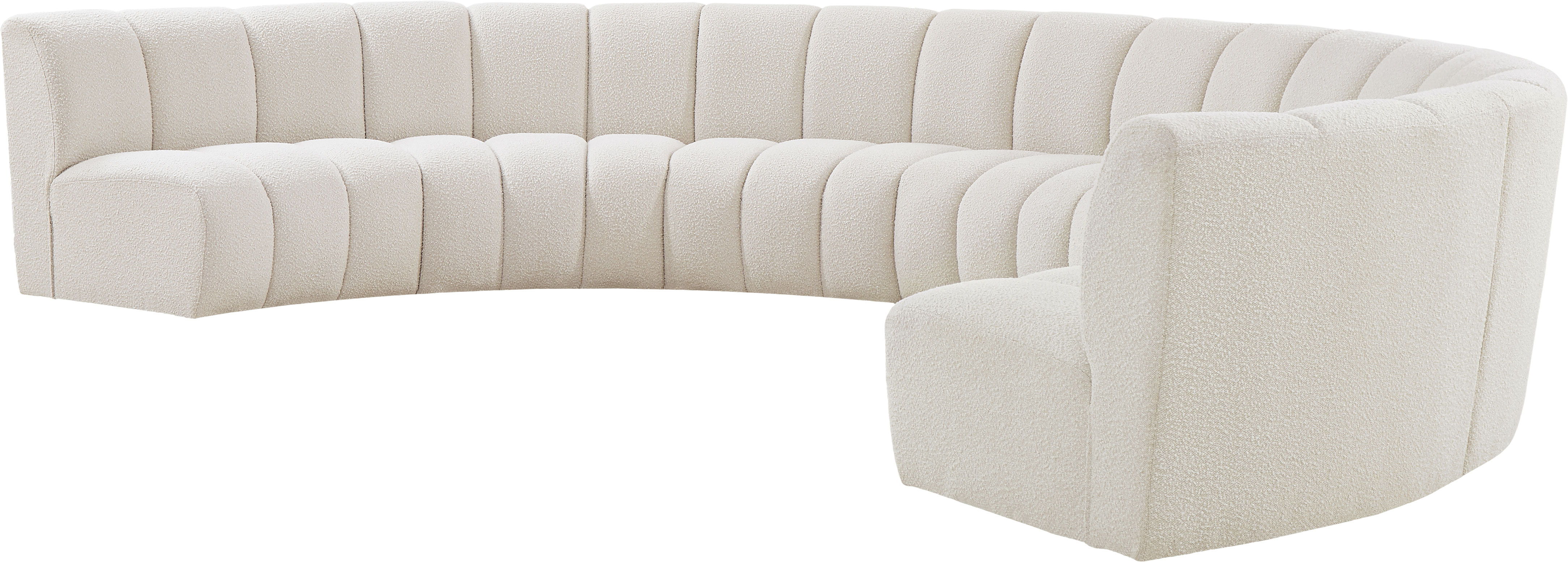 Infinity - 7 Piece Modular Sectional - Cream