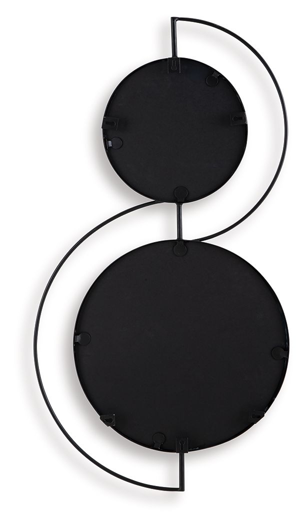 Shayham - Accent Mirror - Black, black, view 7