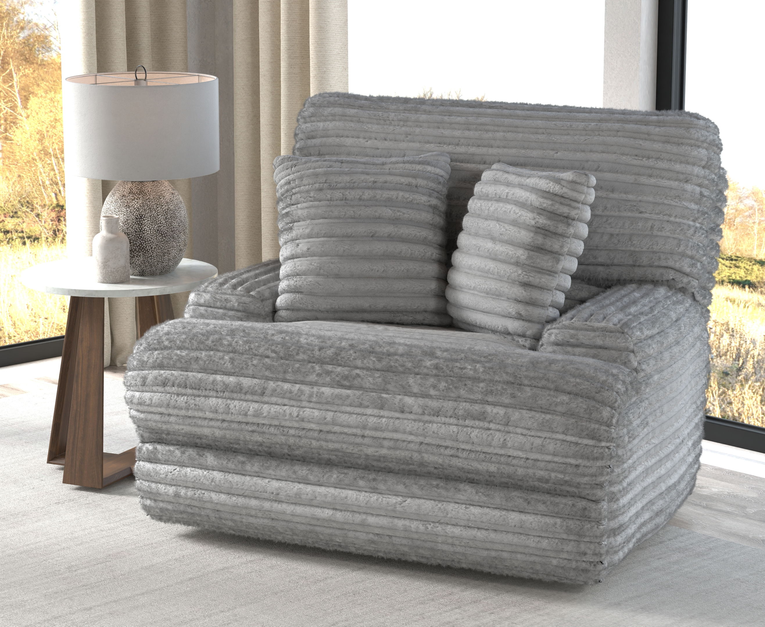 Cushy - Power Headrest Deep Seat Recliner - Moonstruck
