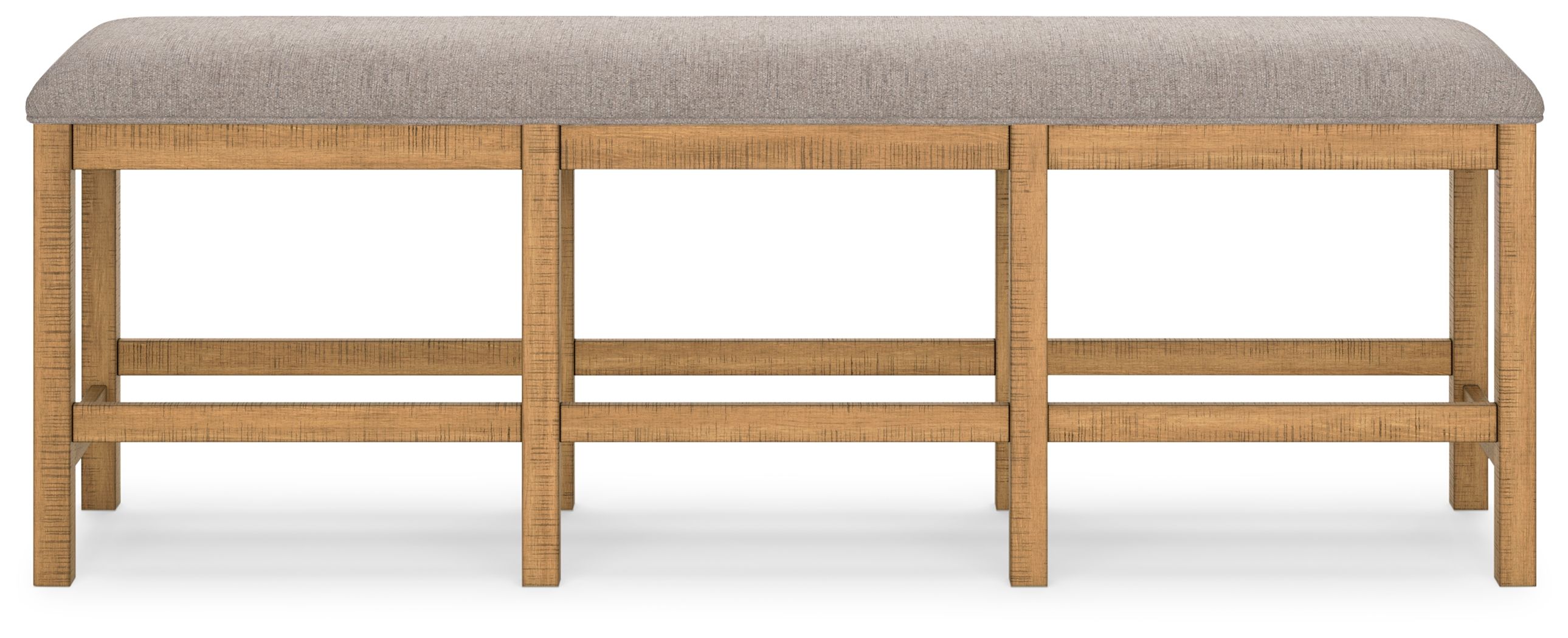 Ashley Furniture Havonplane - XL Counter Height Upholstered Dining Bench - Brown - Image 5