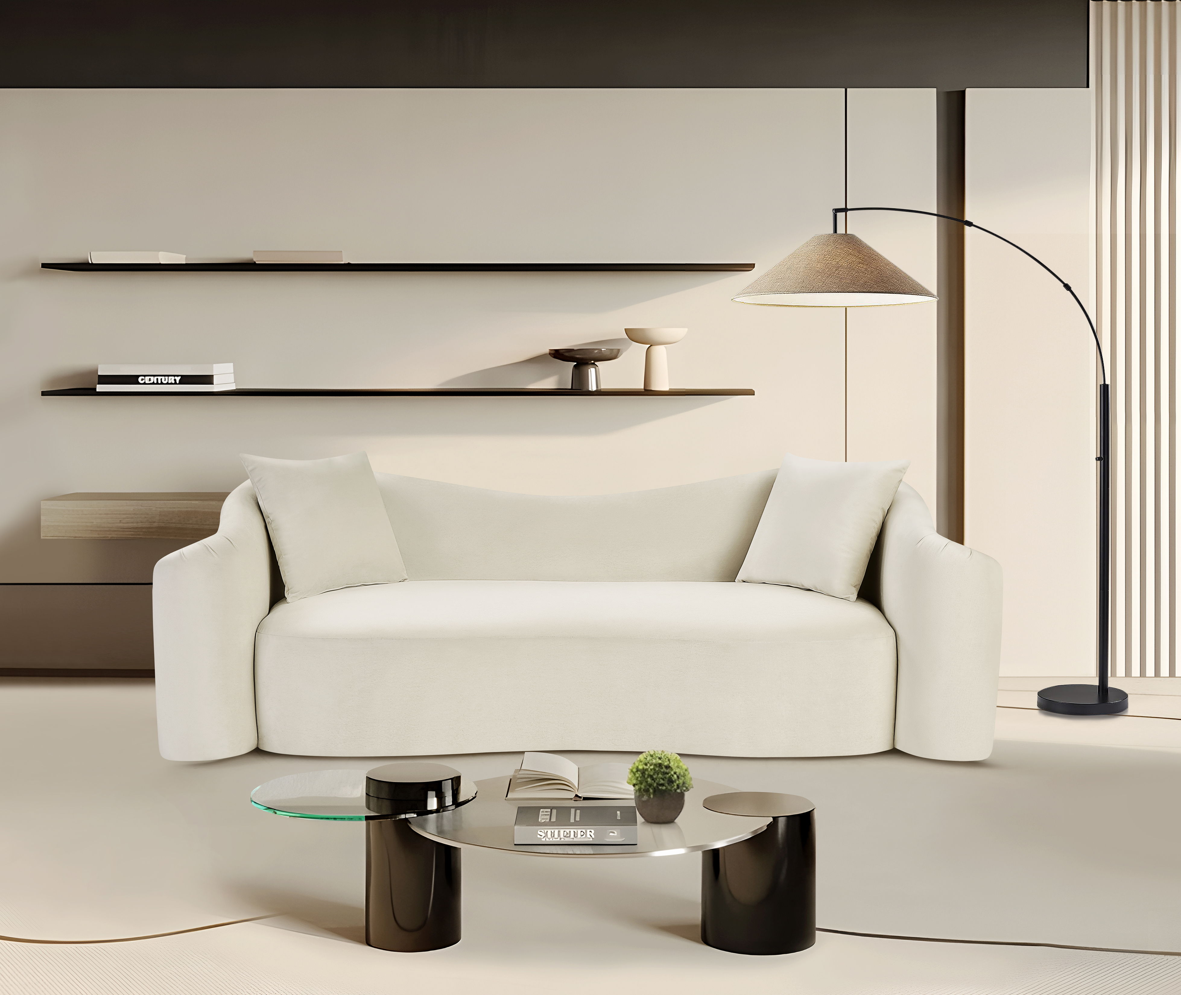 Destin - Sofa - Cream