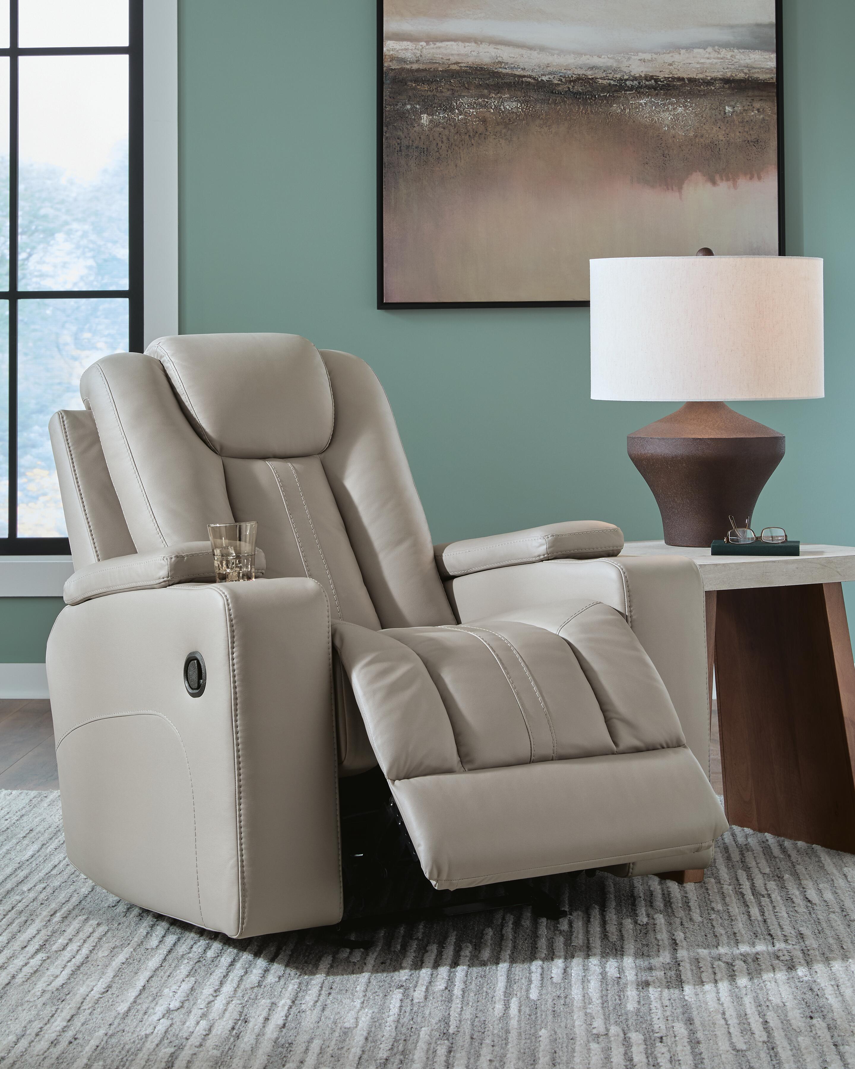 Ashley Furniture Elevate Edges - Glider Recliner - Coin - Image 8