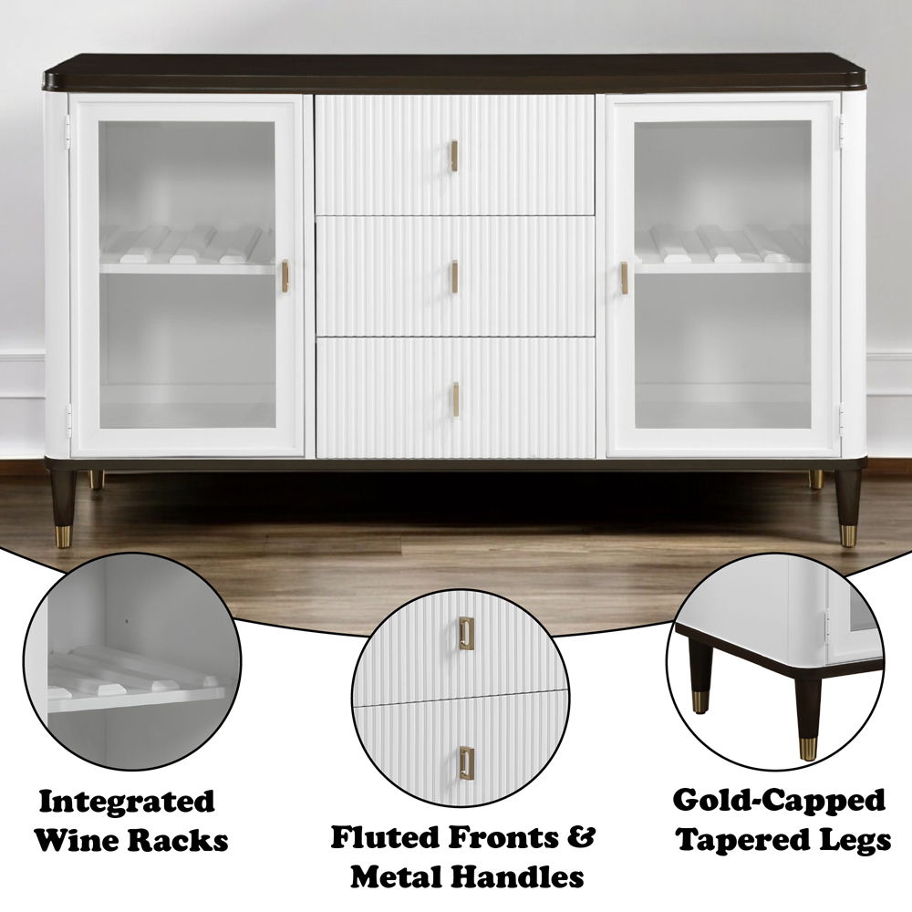 Carena - Server - White & Brown, white, view 7