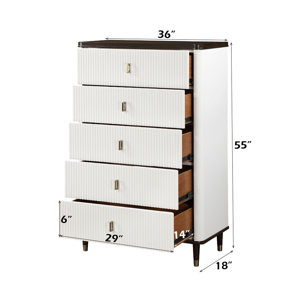 Carena - Chest - White & Brown, white, view 6