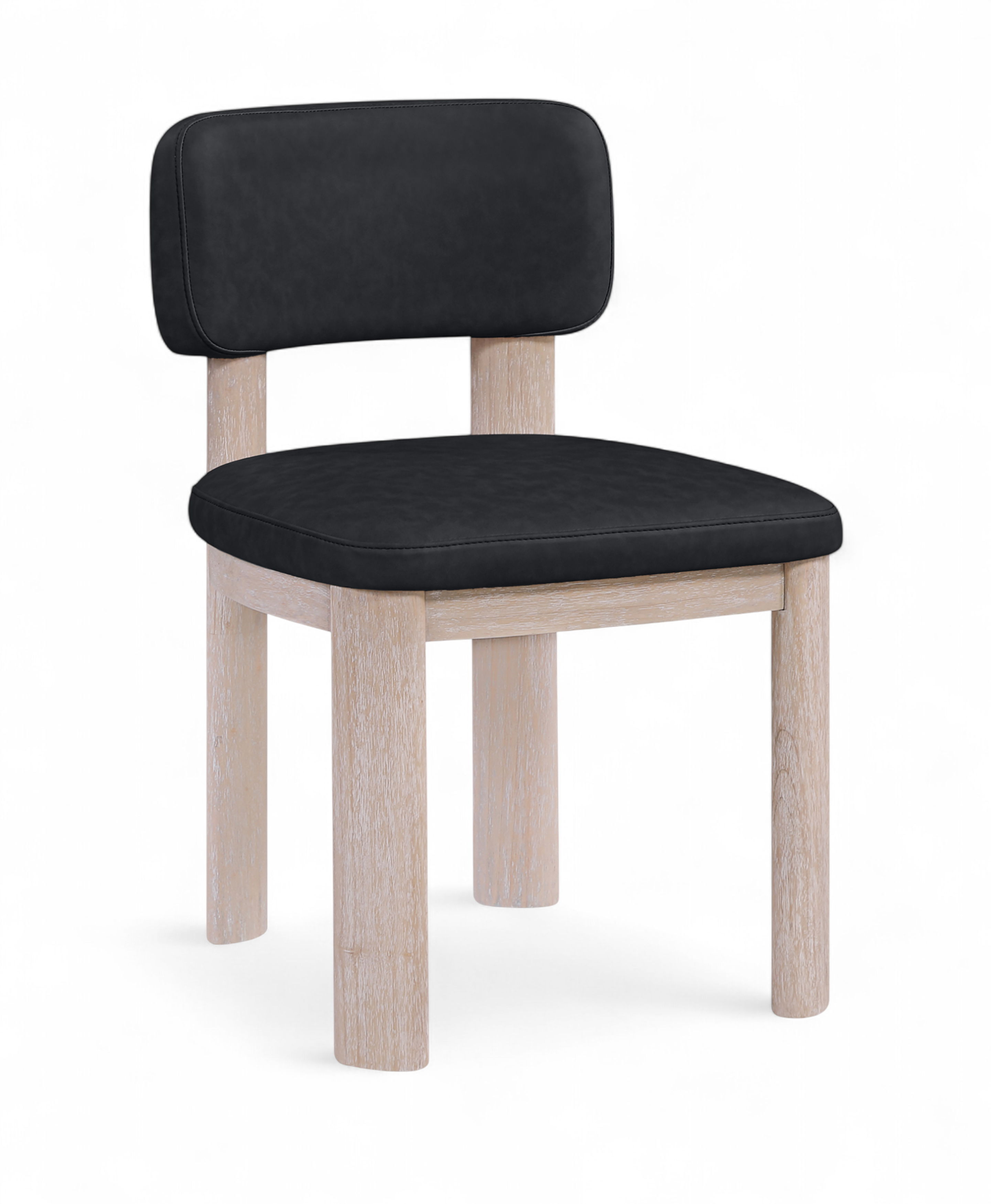Paloma - Vegan Leather Upholstered Dining Chair (Set of 2) - Black