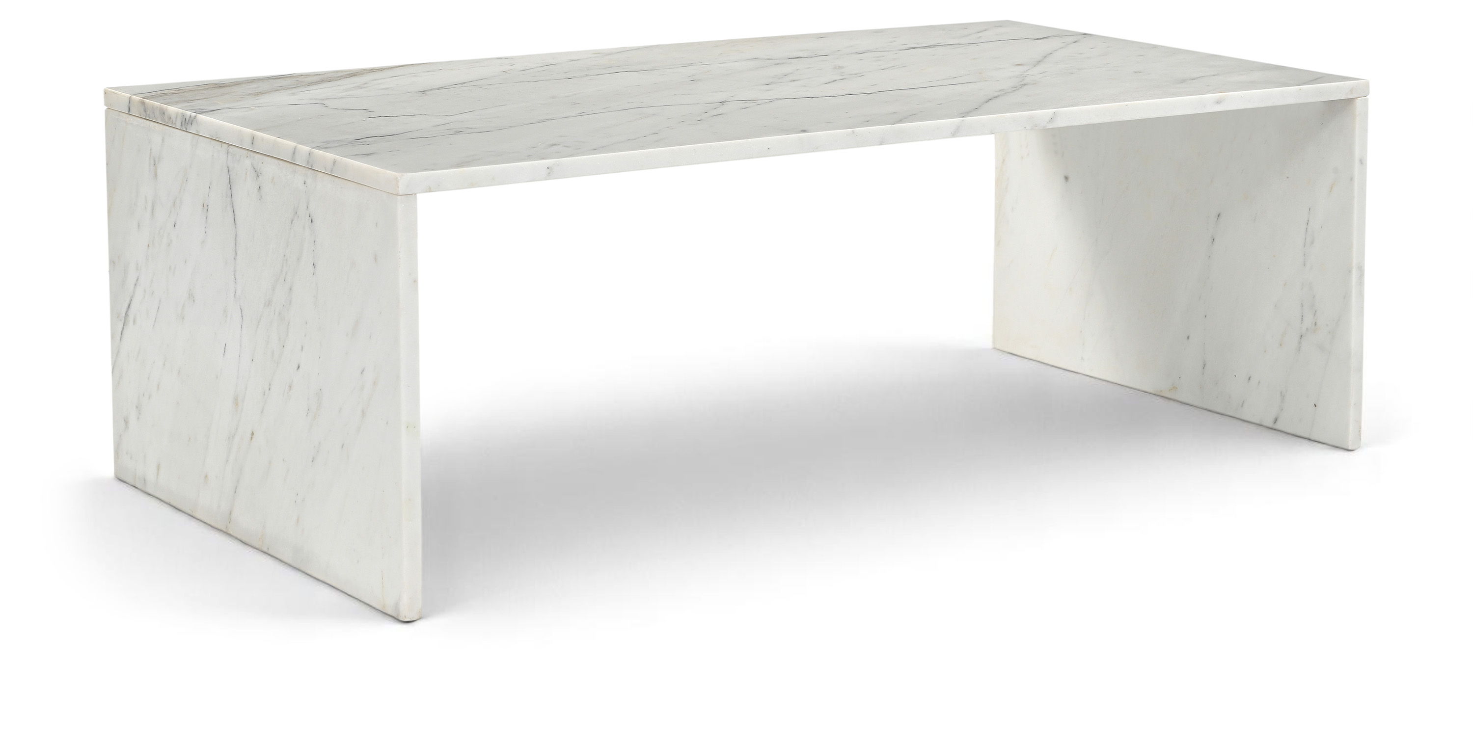 Vernazza - Marble Coffee Table - White