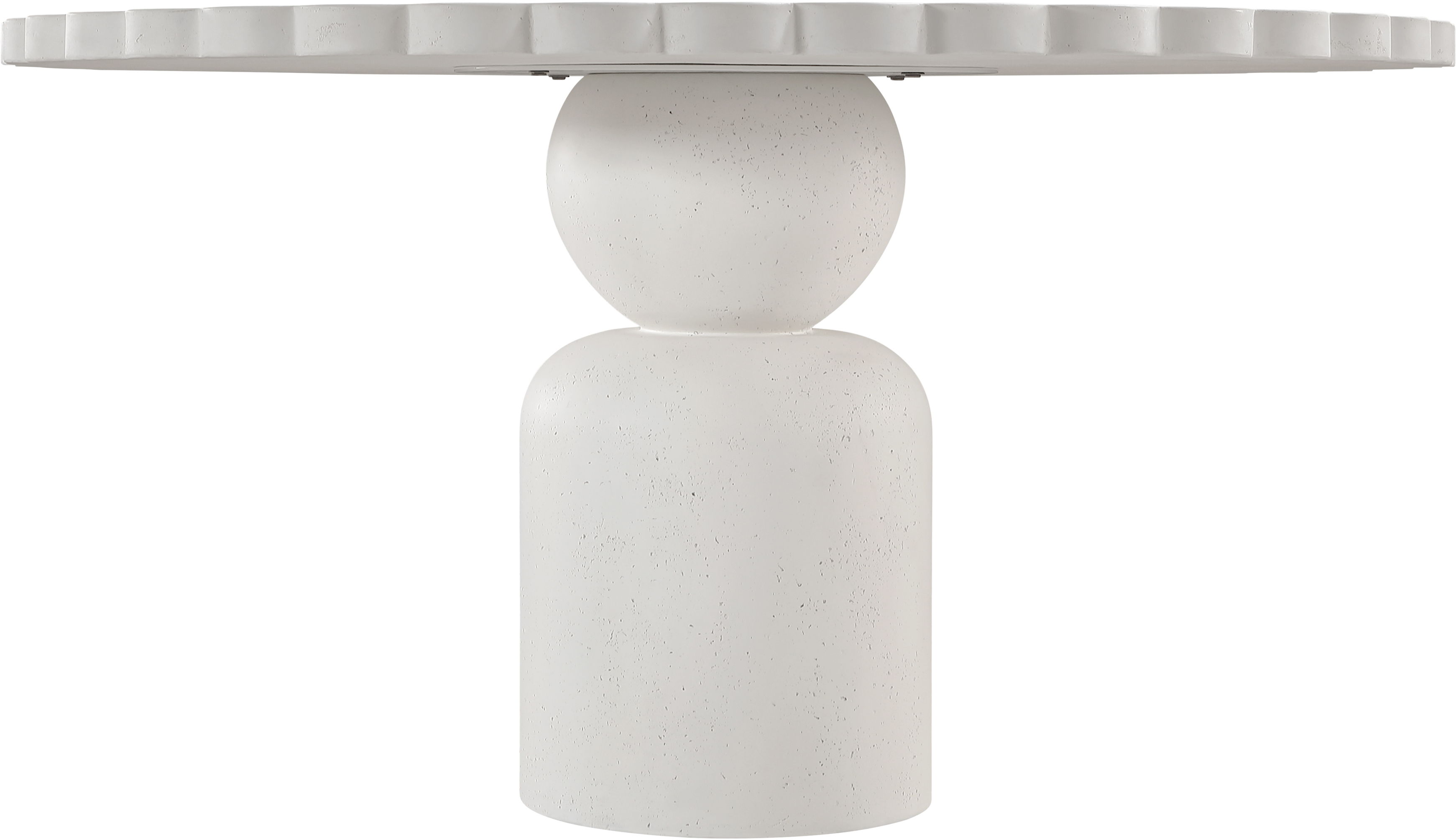 Petalia - 54'' Indoor/Outdoor Dining Table - Cream