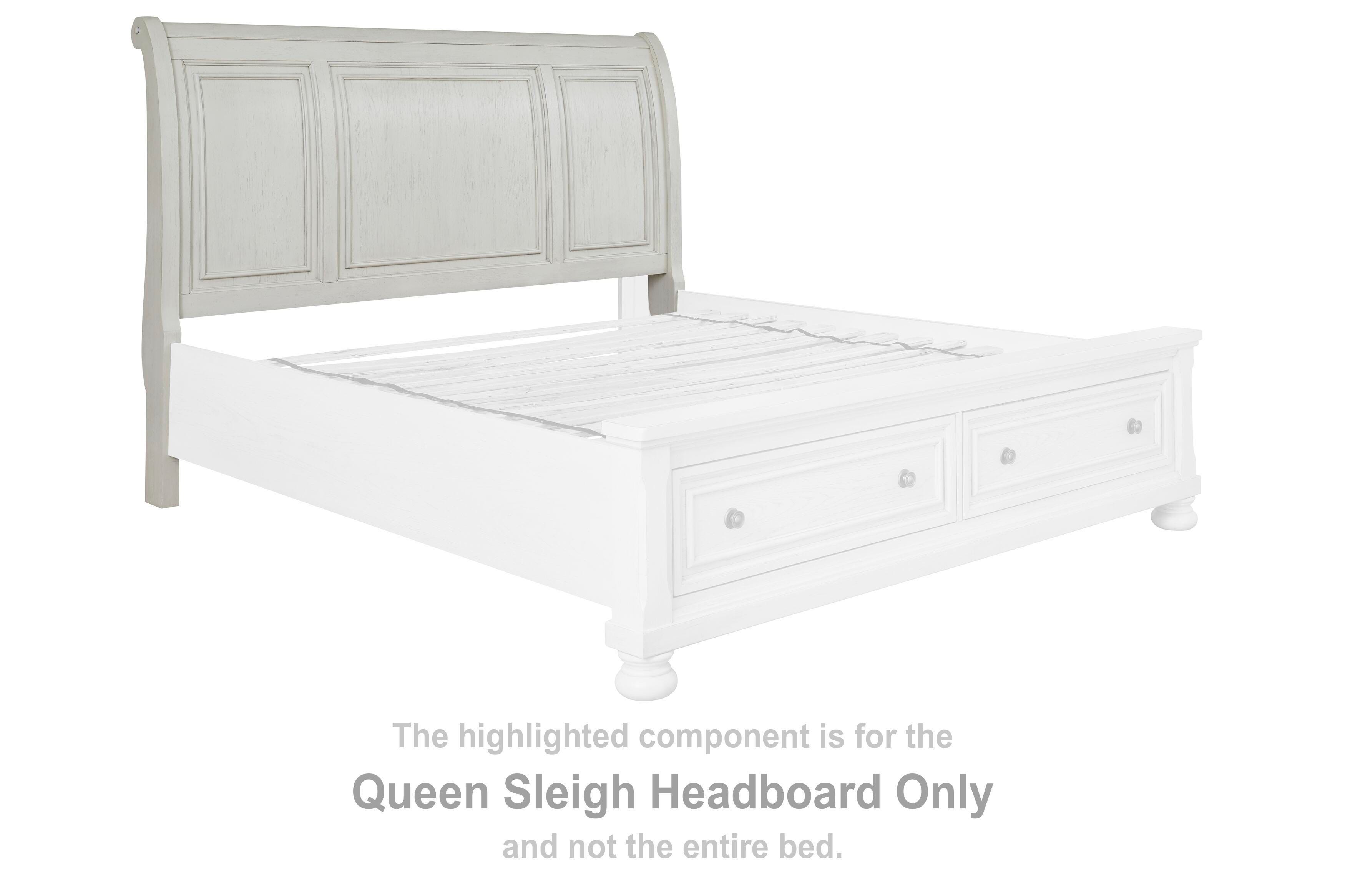 Robbinsdale – Queen Sleigh Headboard – Antique White