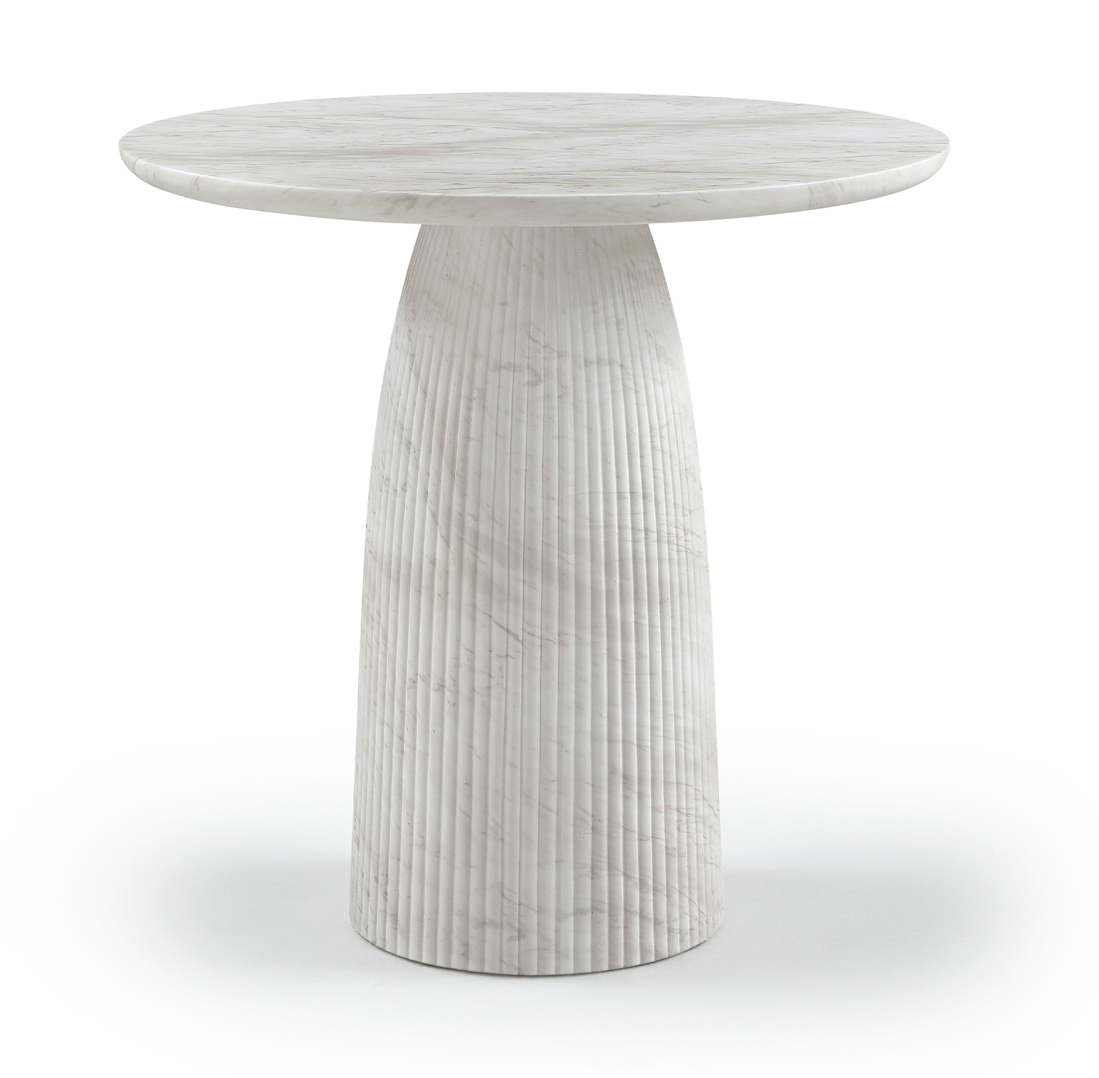 Venosa - Concrete Indoor / Outdoor Counter Height Table - White