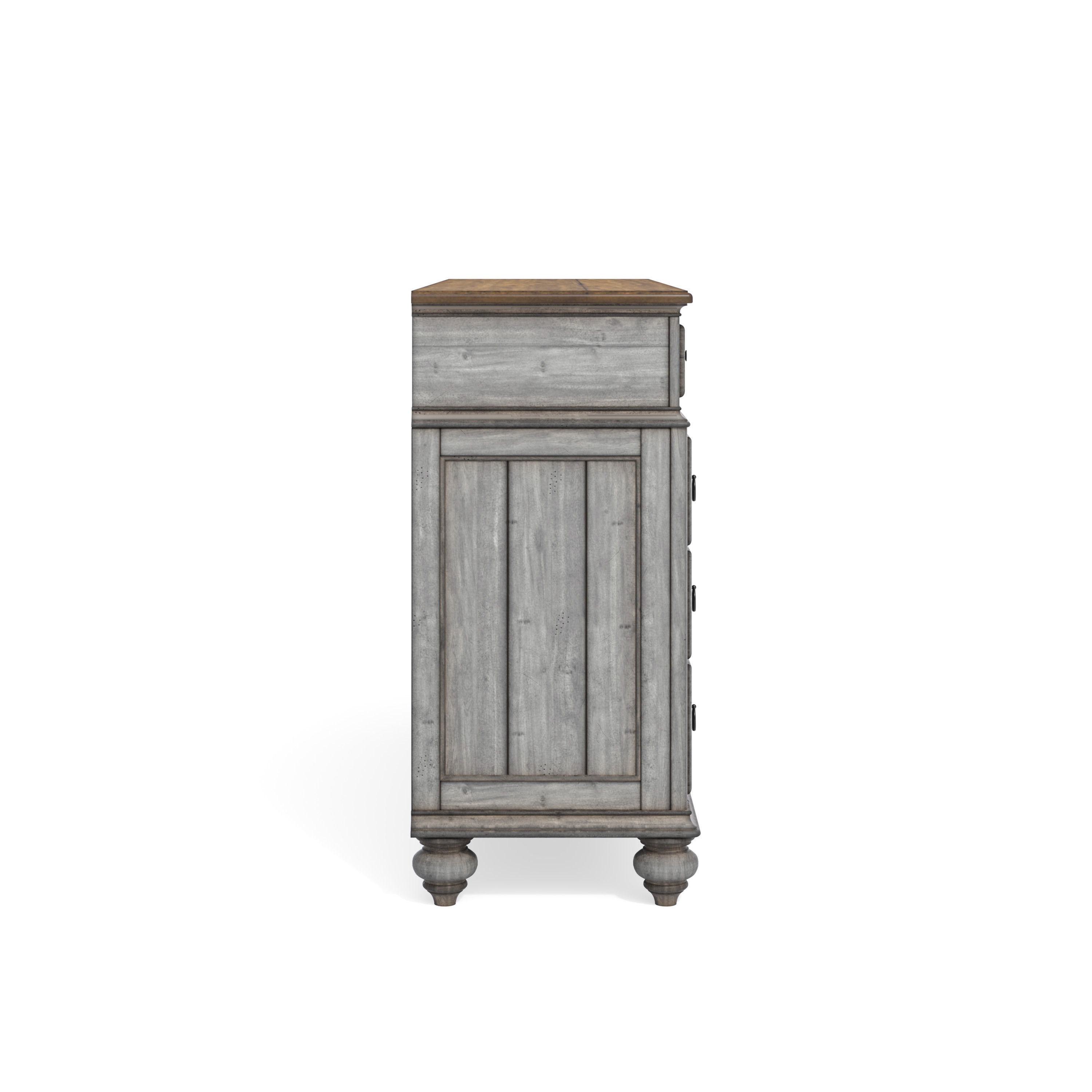 Plymouth - Dresser - Gray, gray, view 3